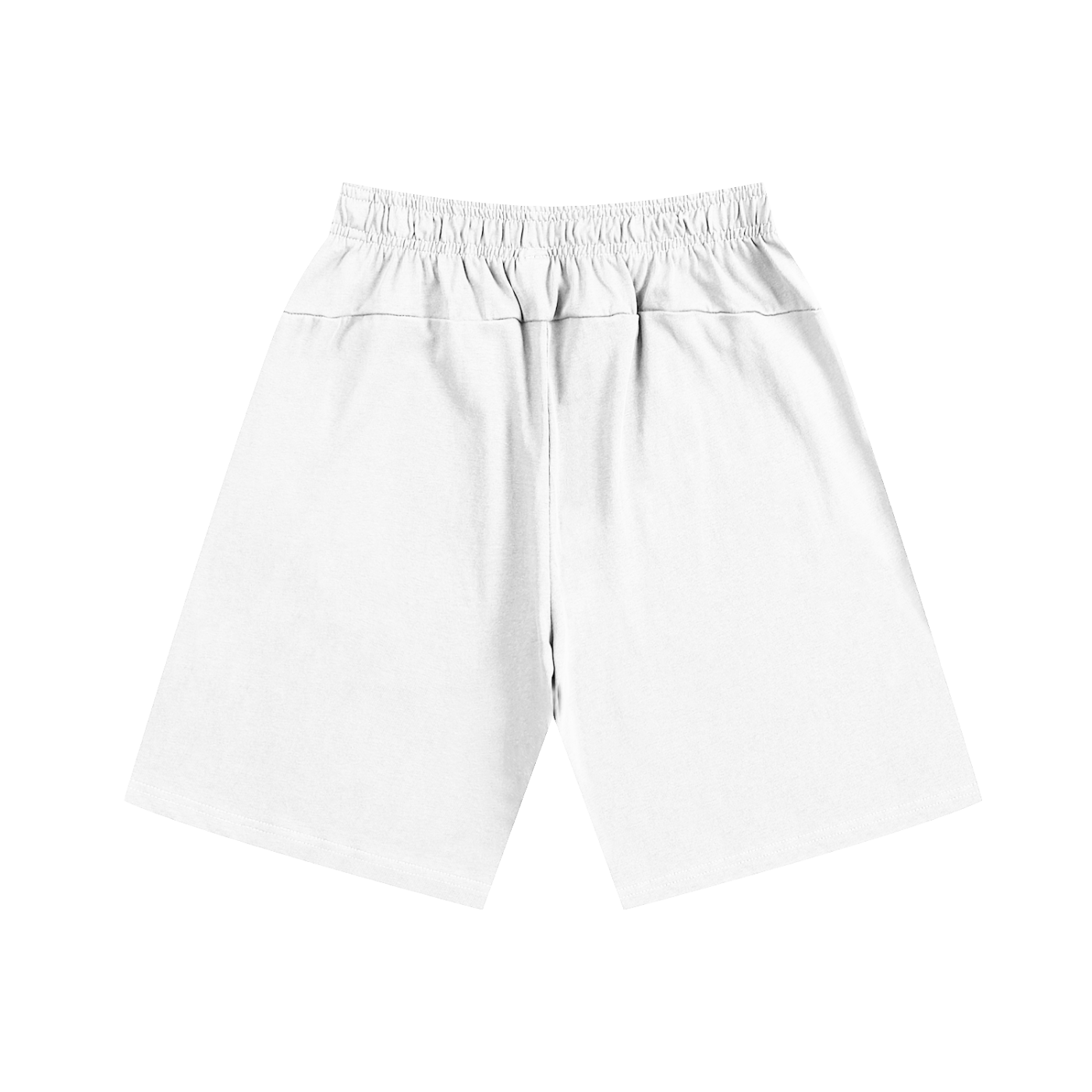 White shorts on a white background