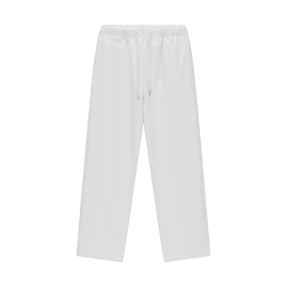 White pants on a white background