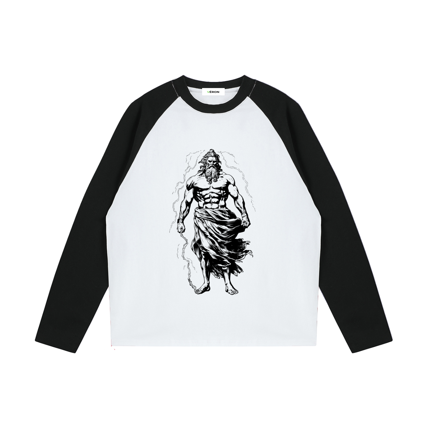 Black ZEUS luxury shirt unisex fashion VÉRON 3