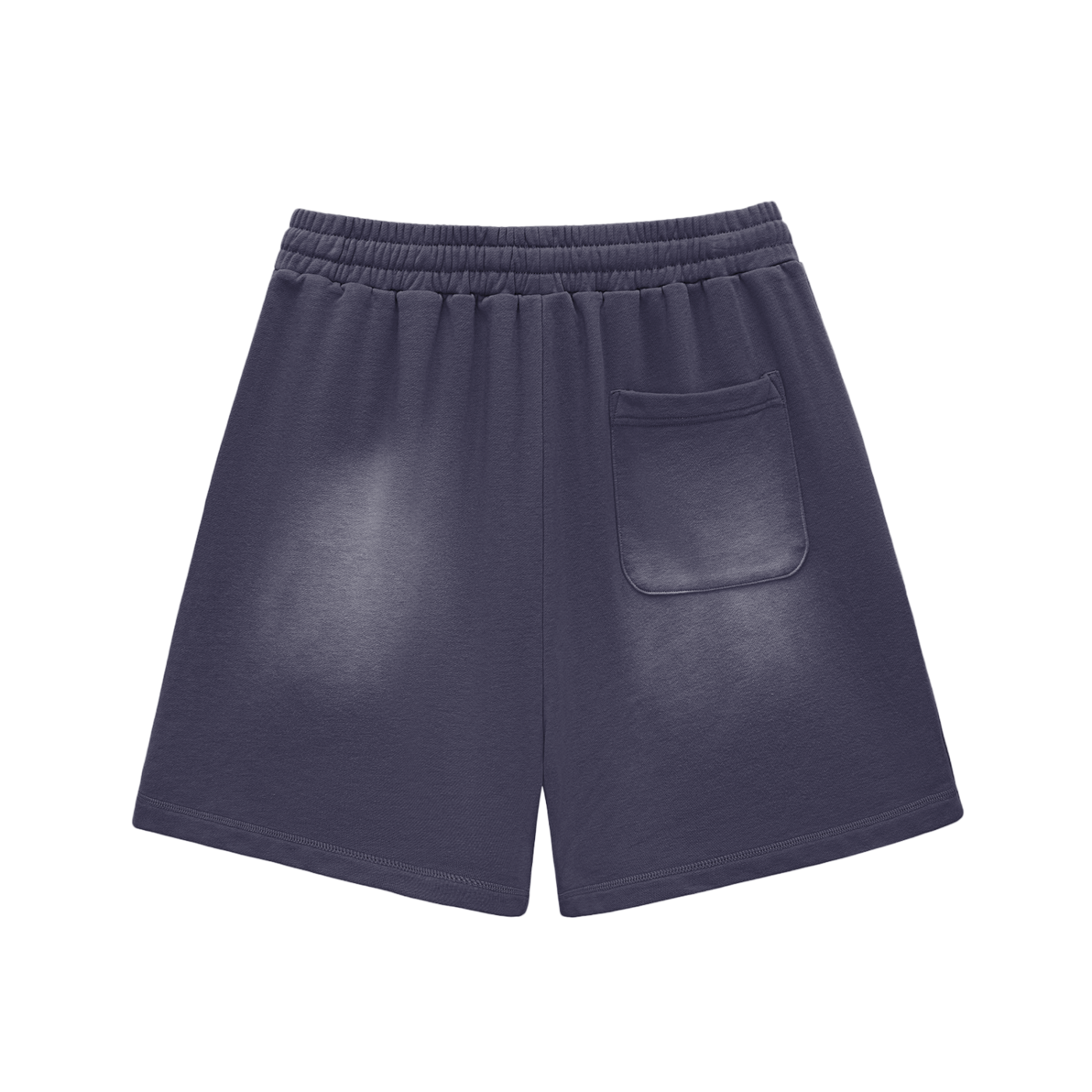 VERON Navy blue shorts with a pocket on a white background