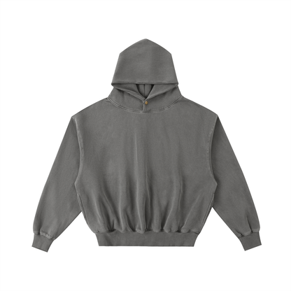 Gray hoodie on a white background