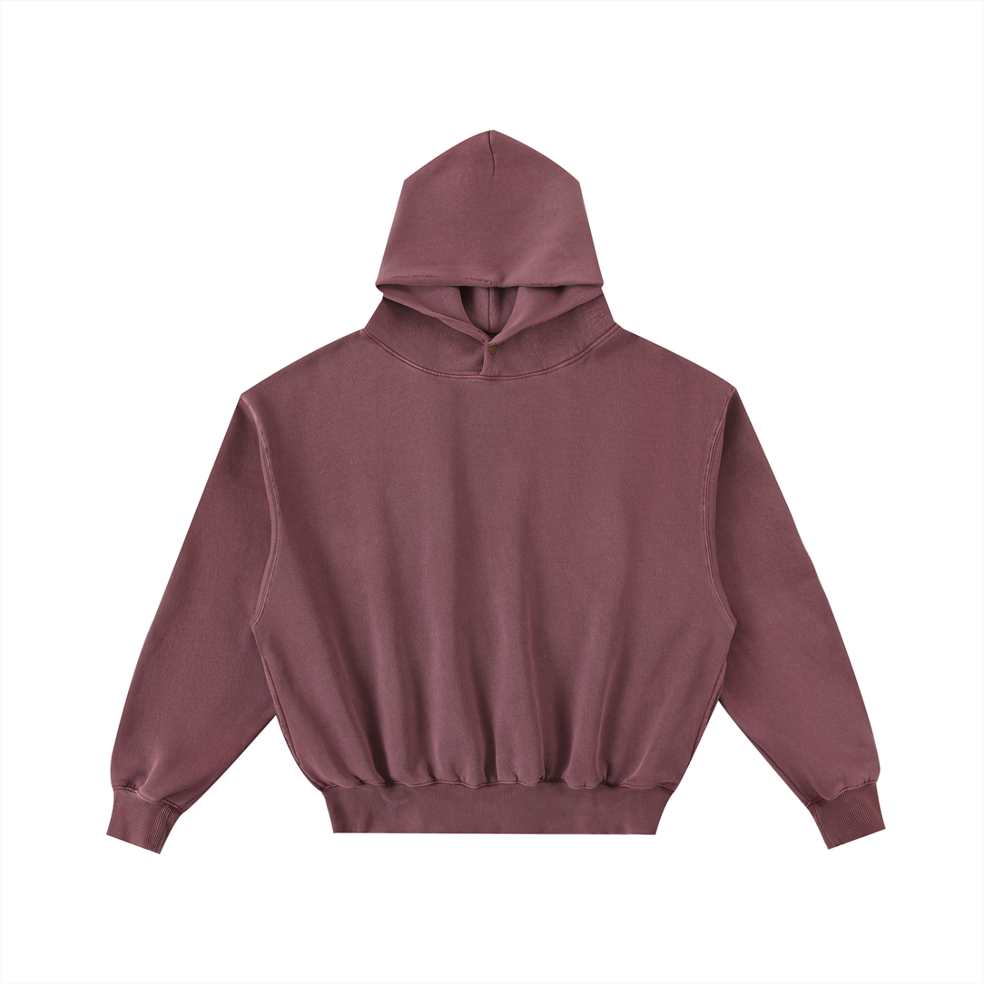 Maroon hoodie on a white background