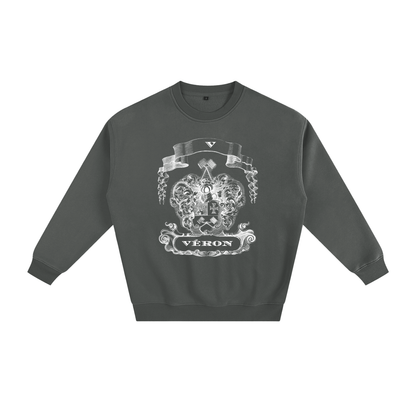 VÉRON Le PADRE unisex heavyweight sweater streetwear front view