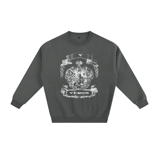 VÉRON Le PADRE unisex heavyweight sweater streetwear front view