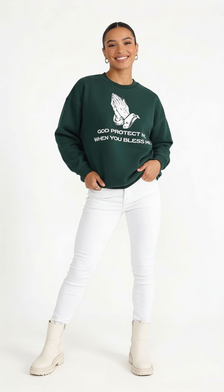 Luxury faith based sweater made with high quality materials 1