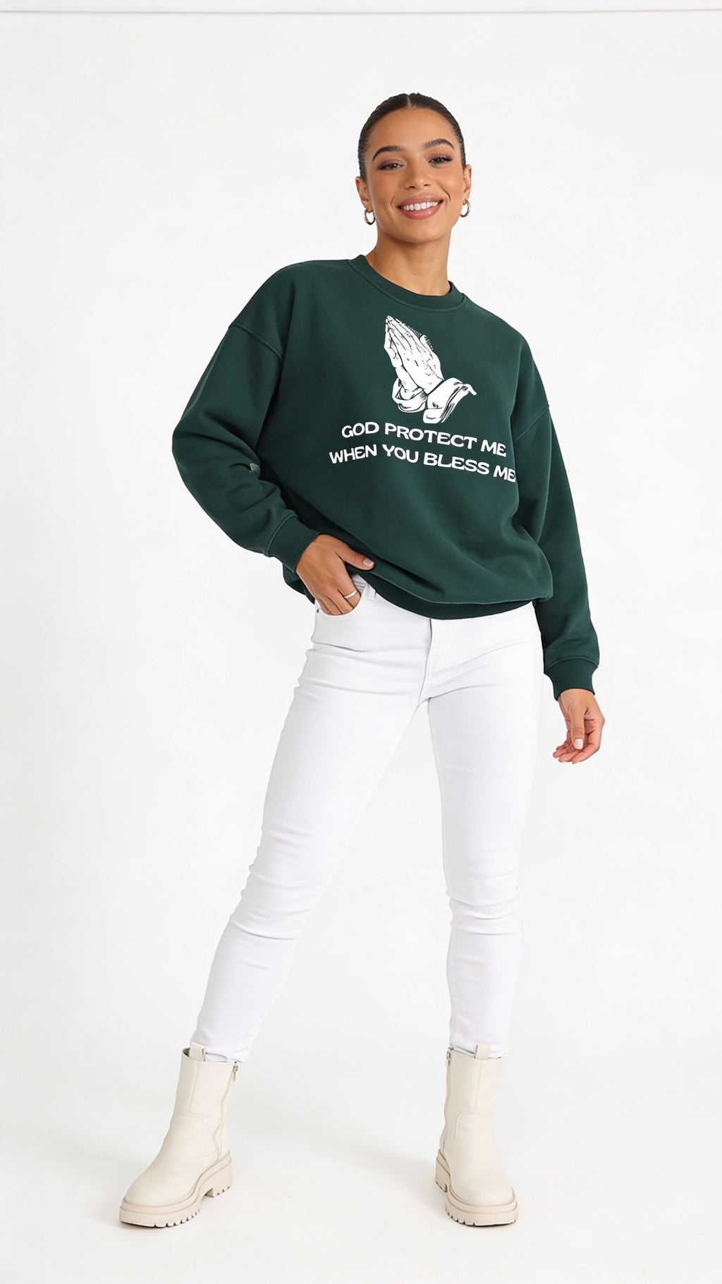 Luxury faith based sweater made with high quality materials 2