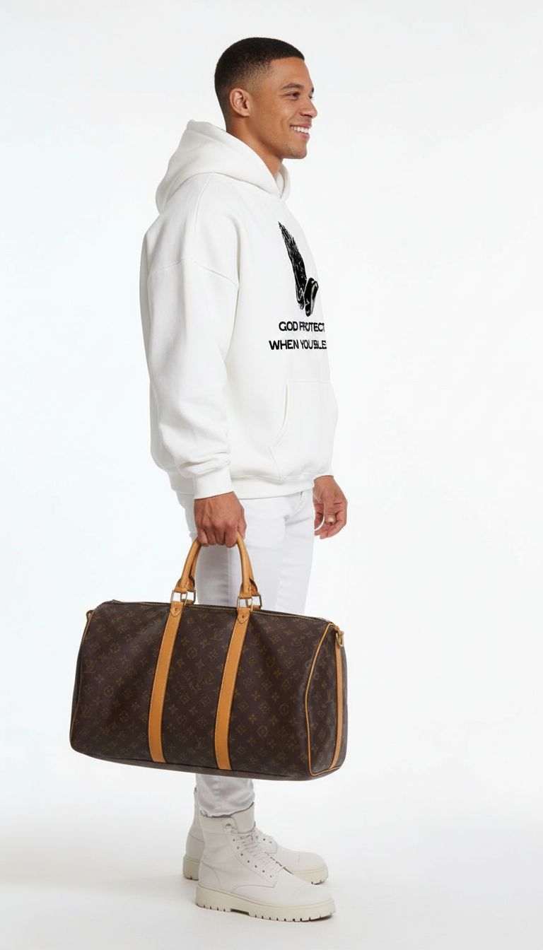 GOD PROTECT ME WHEN YOU BLESS ME premium streetwear hoodie 2