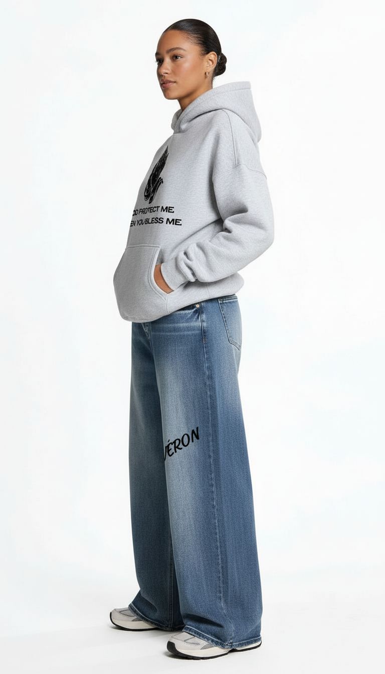 GOD PROTECT ME WHEN YOU BLESS ME premium streetwear hoodie 6