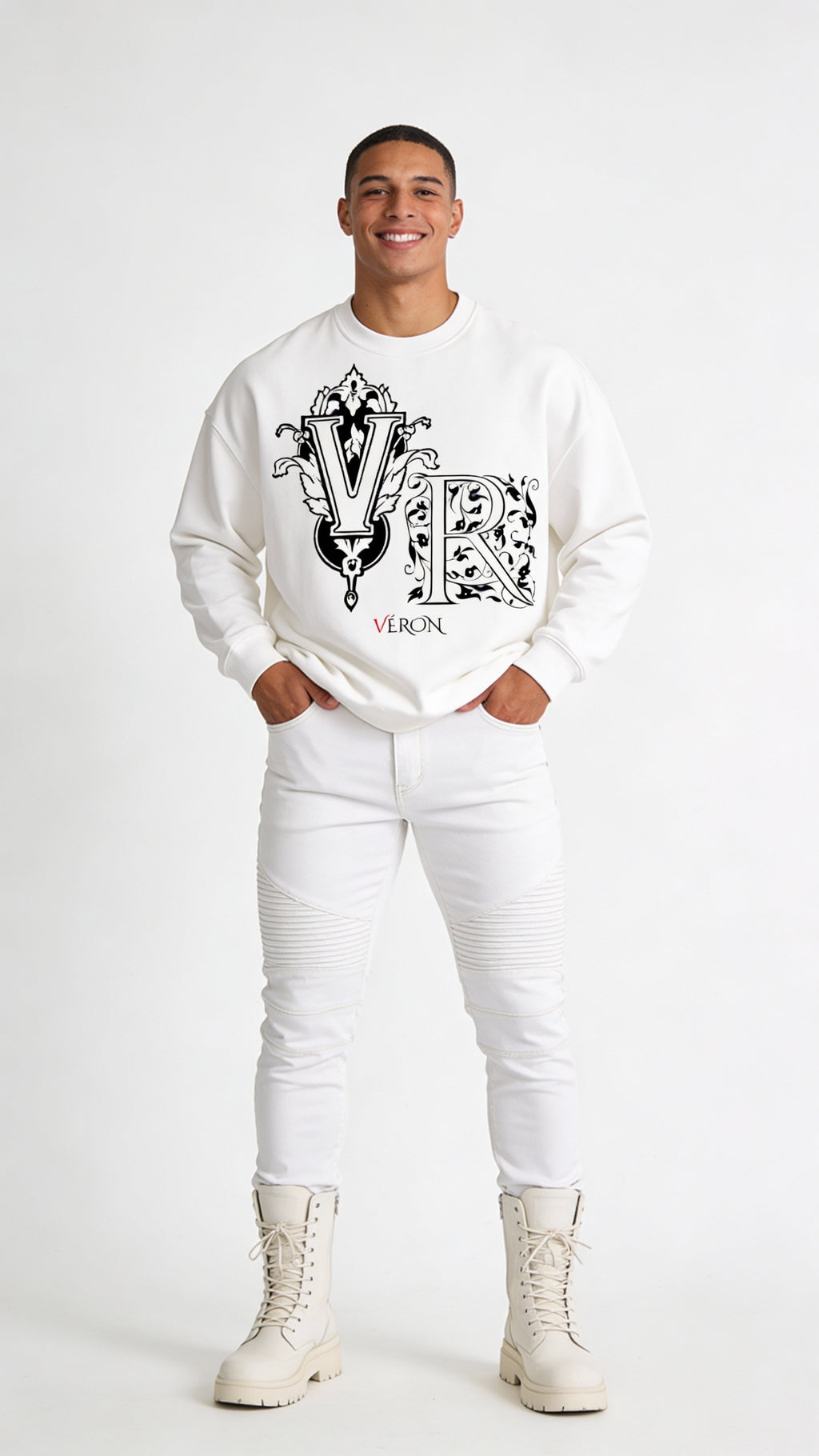 VÉRON LUXE designer sweater modern streetwear style 1