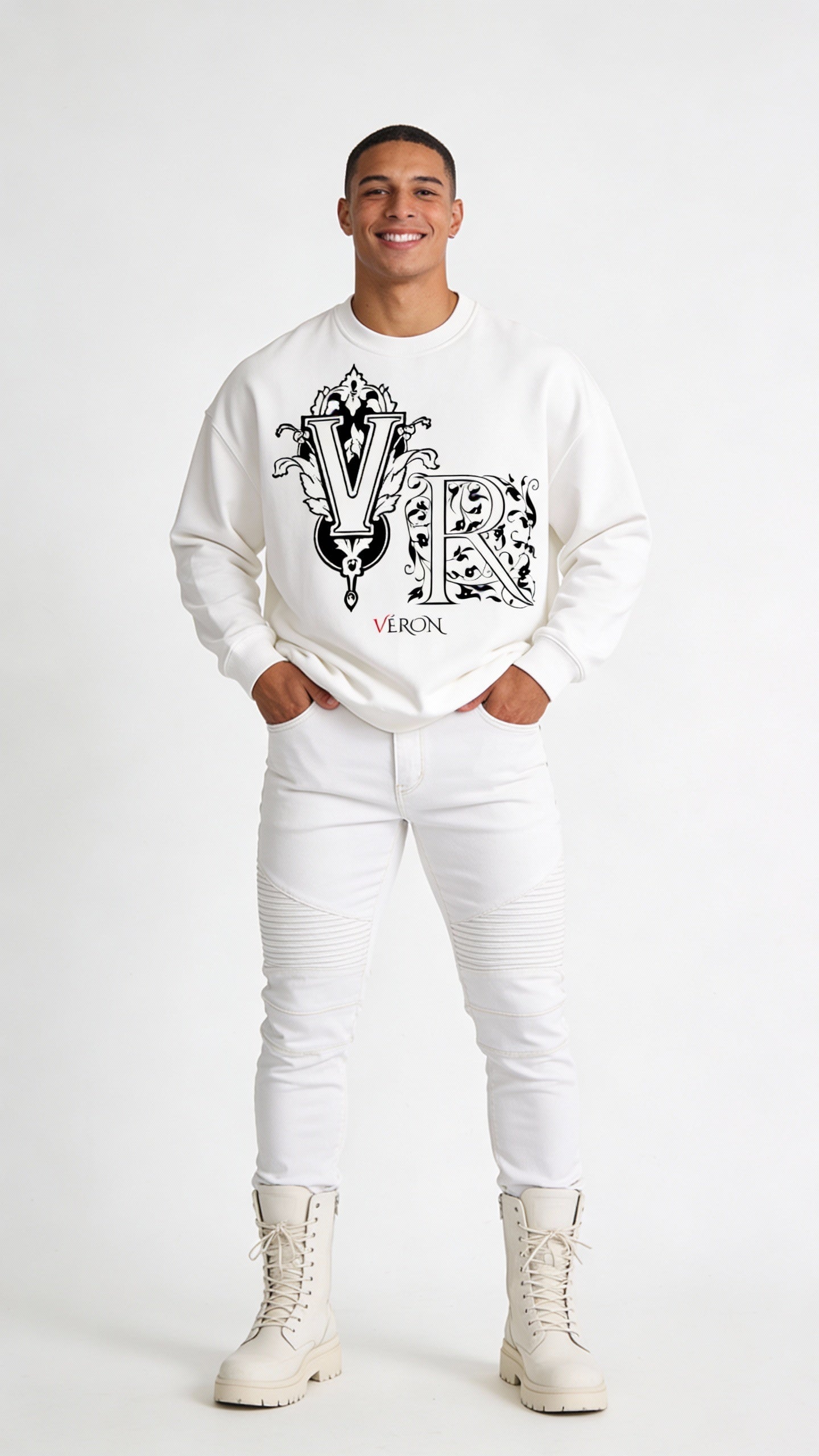 VÉRON LUXE designer sweater modern streetwear style 1