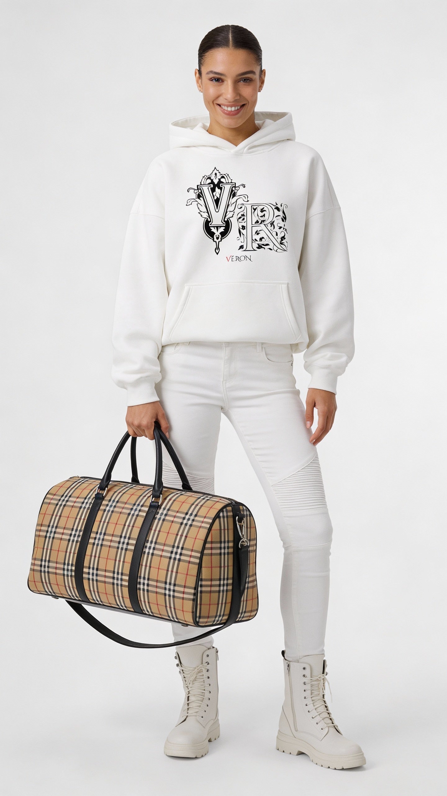 High quality minimalist streetwear hoodie VÉRON LUXE 1