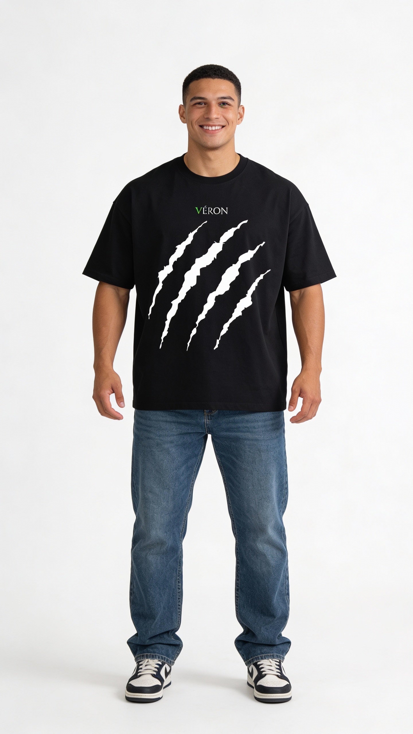 VÉRON Tiger’s Claw designer t shirt minimalist streetwear 1