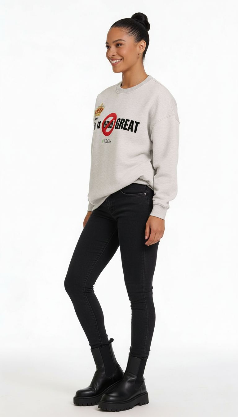 VÉRON GOD IS GREAT premium unisex sweater for men and women 4