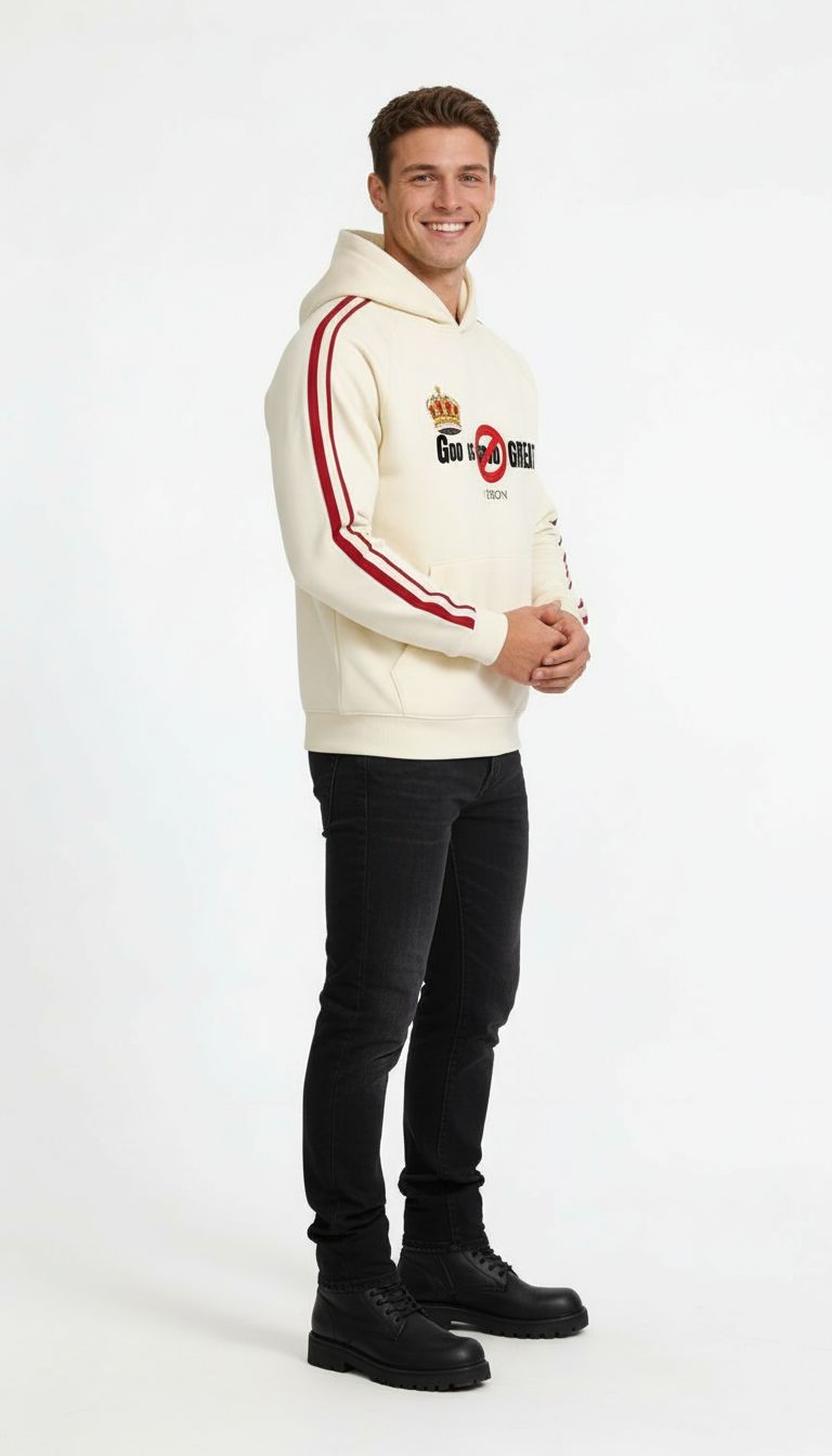 High quality heavyweight unisex hoodie GOD IS GREAT 6