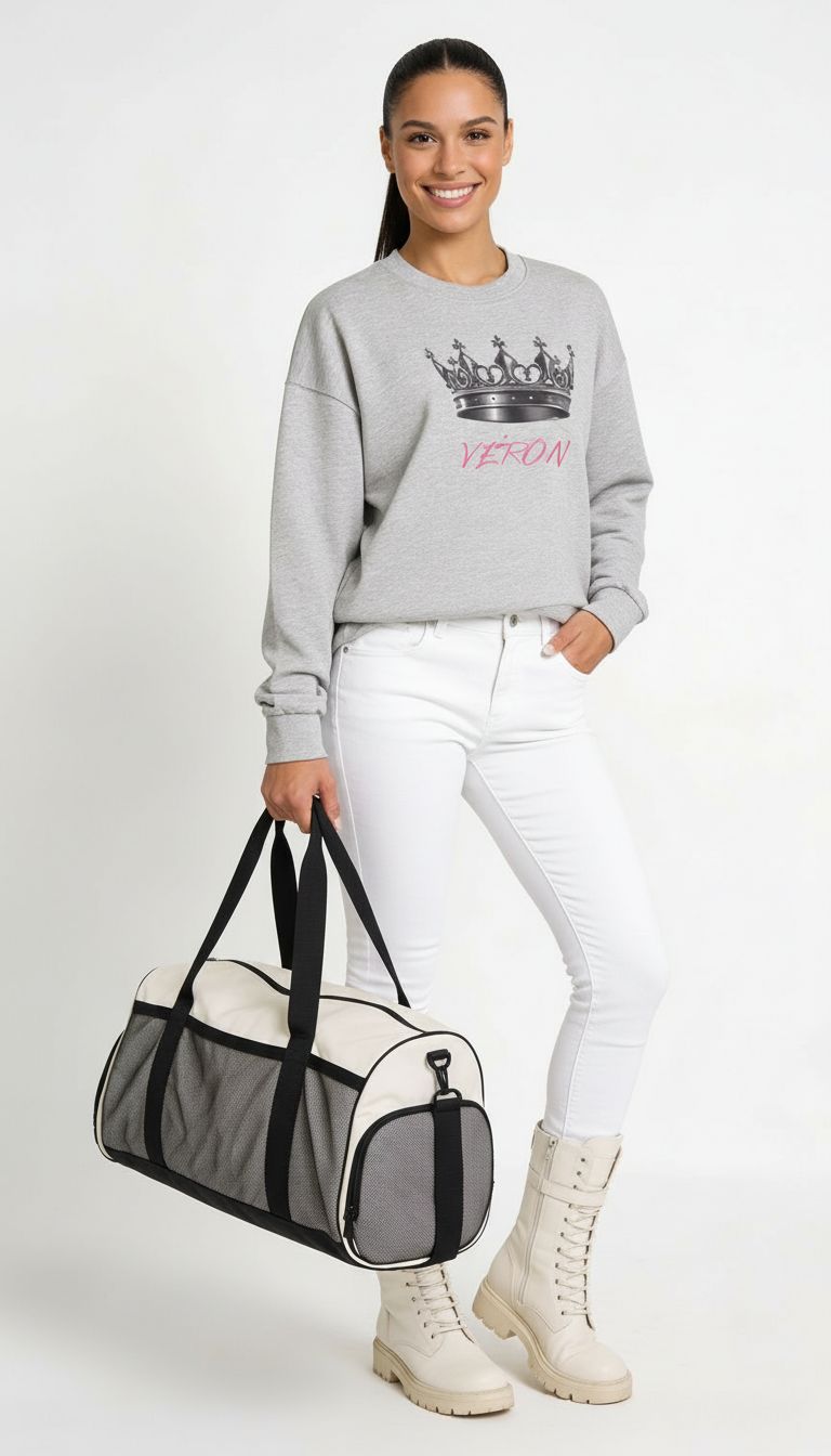 VÉRON La Couronne premium unisex sweater for men and women 3