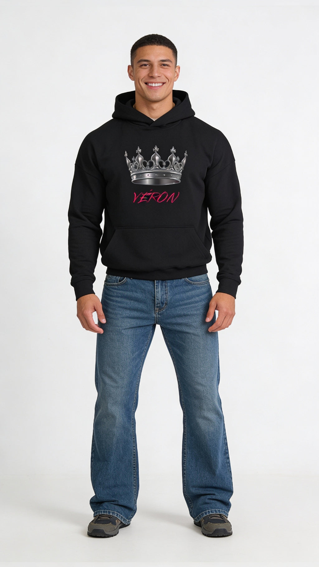 VÉRON La Couronne premium unisex hoodie for men and women 1