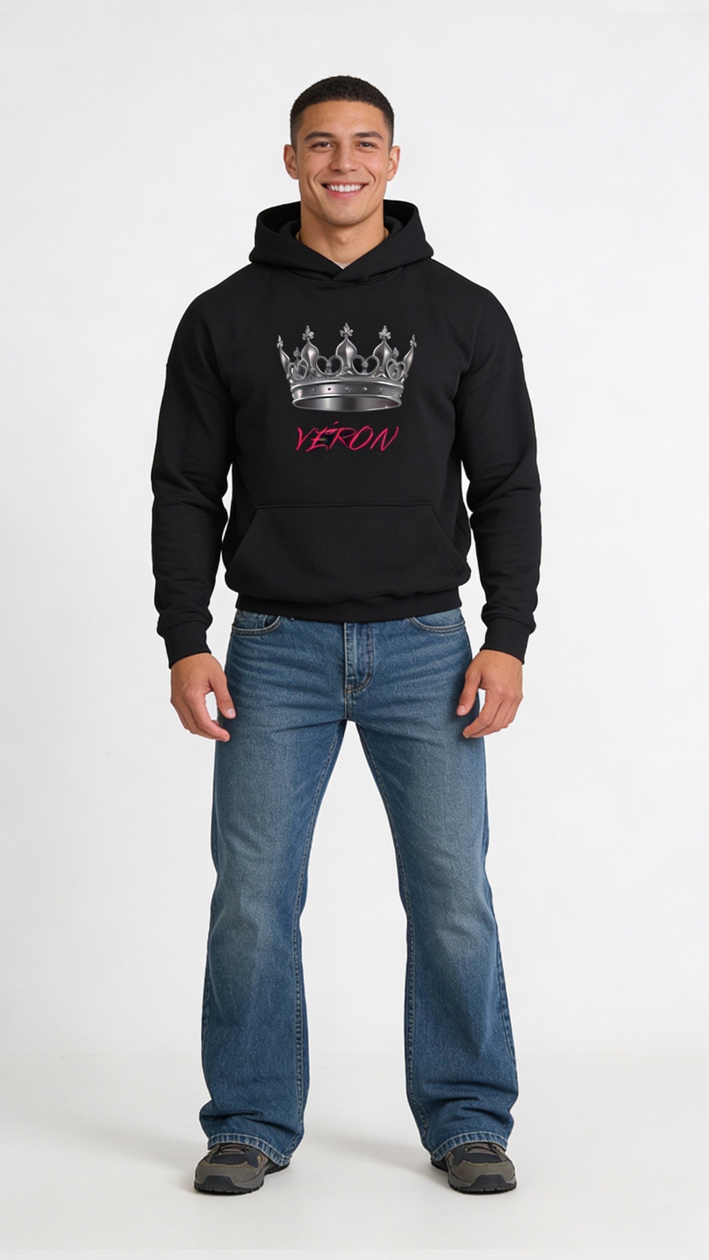 VÉRON La Couronne premium unisex hoodie for men and women 1