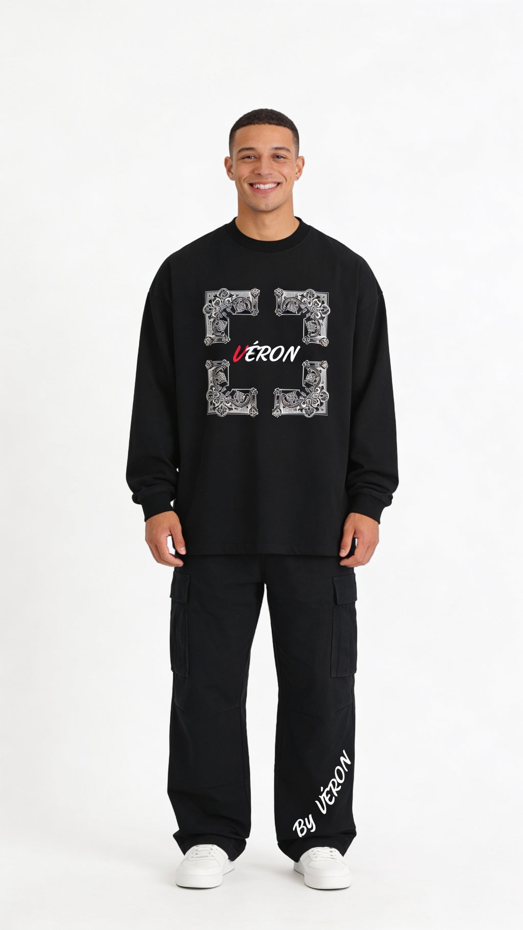 premium oversized long sleeve shirt for men and women 1