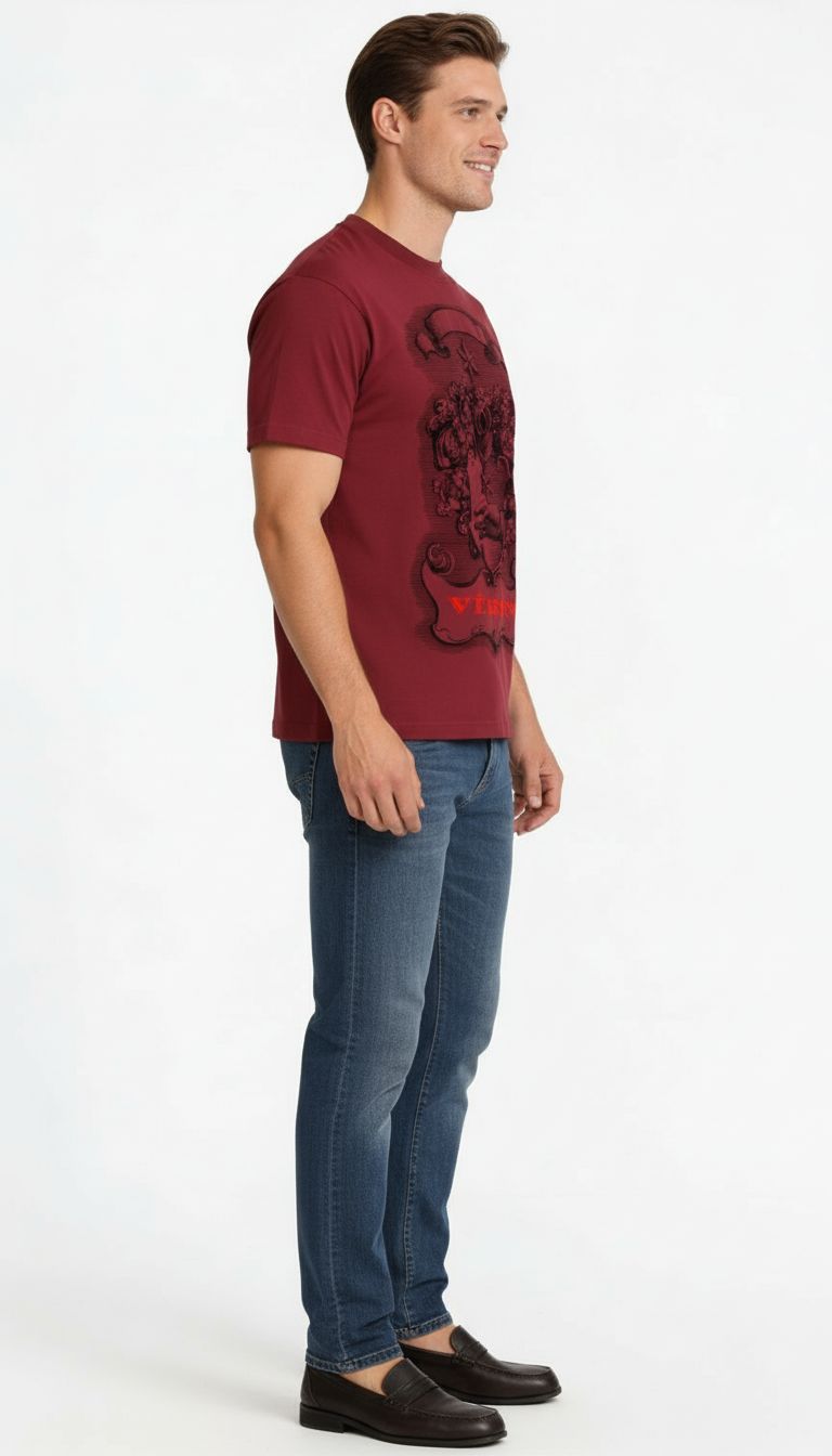 Noble handkerchief designer t-shirt high quality fabric 2