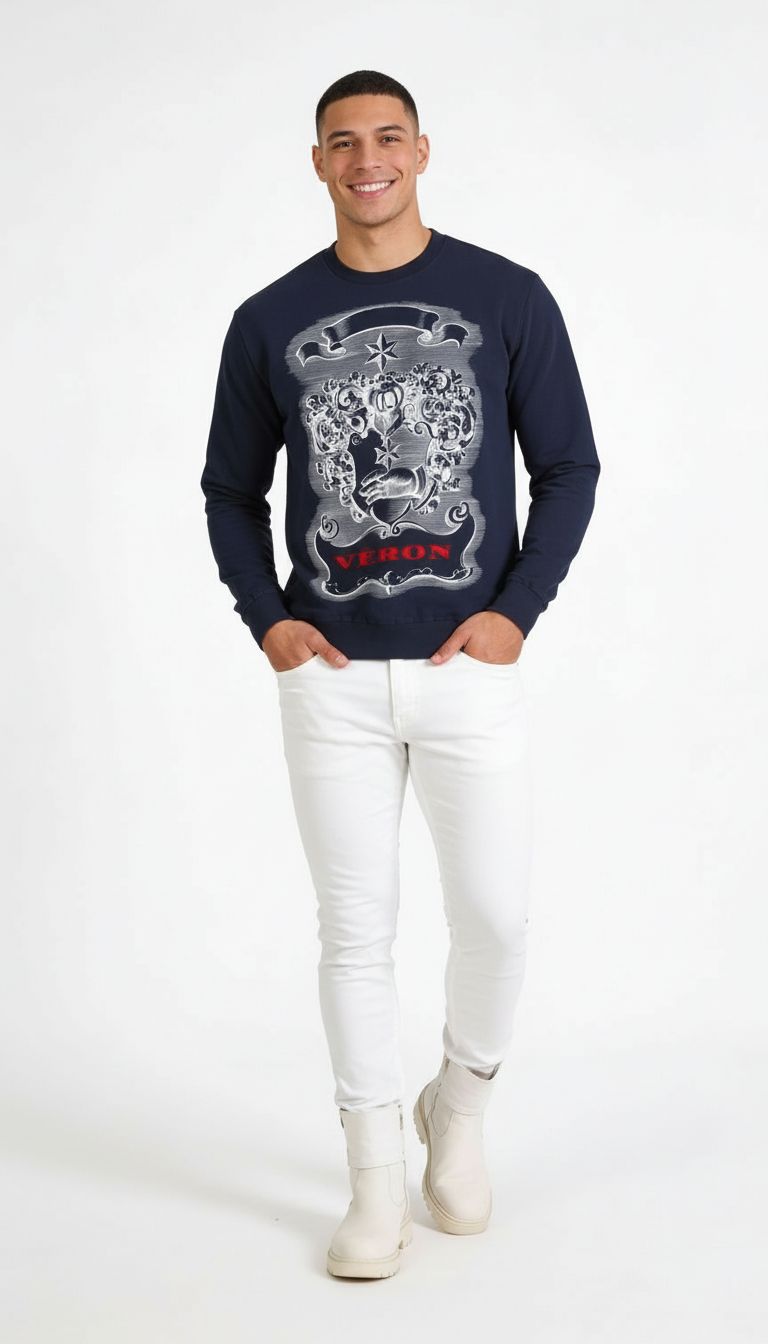 Premium unisex sweatshirt for men and women by VÉRON 1