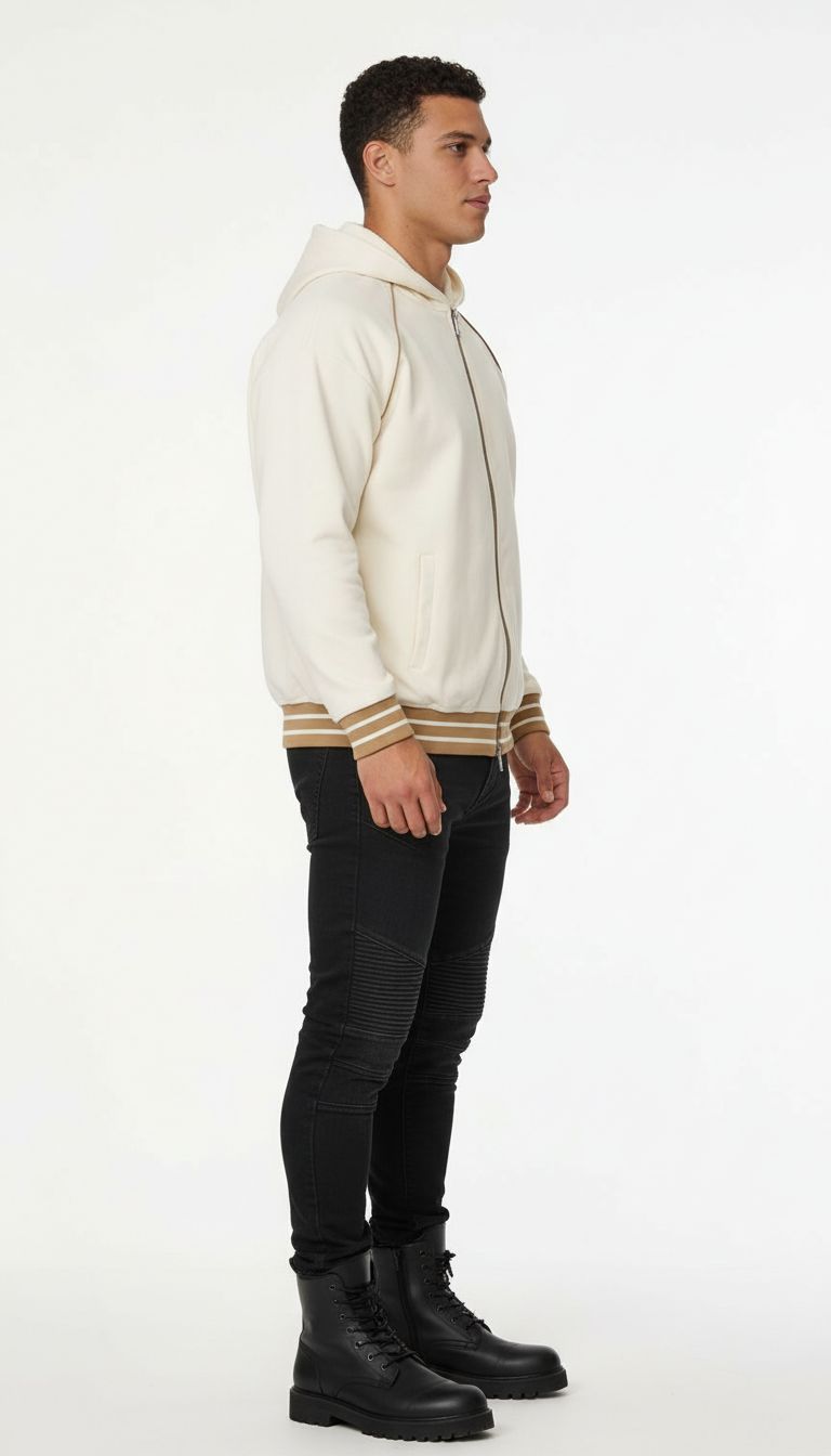 VÉRON Rue de la Légende premium unisex zip-up hoodie for men and women 4