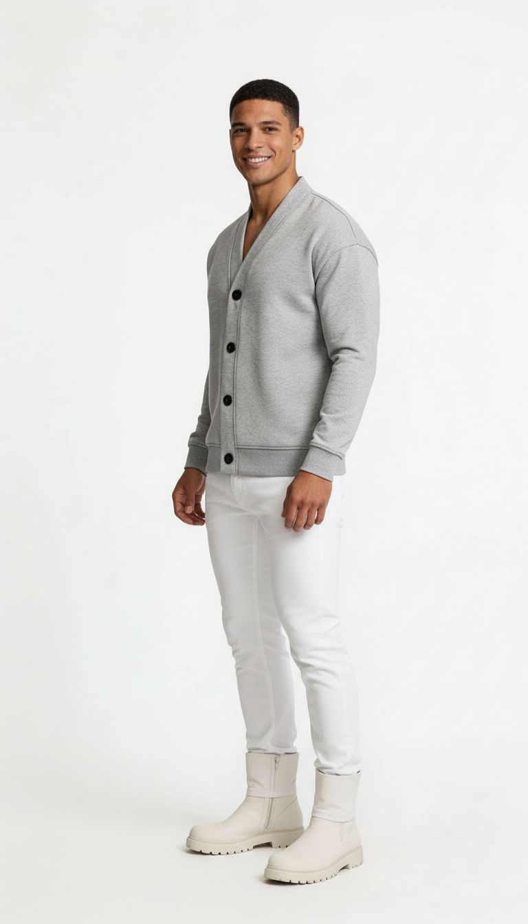 Premium VÉRON cardigan for men and women luxury fit 4