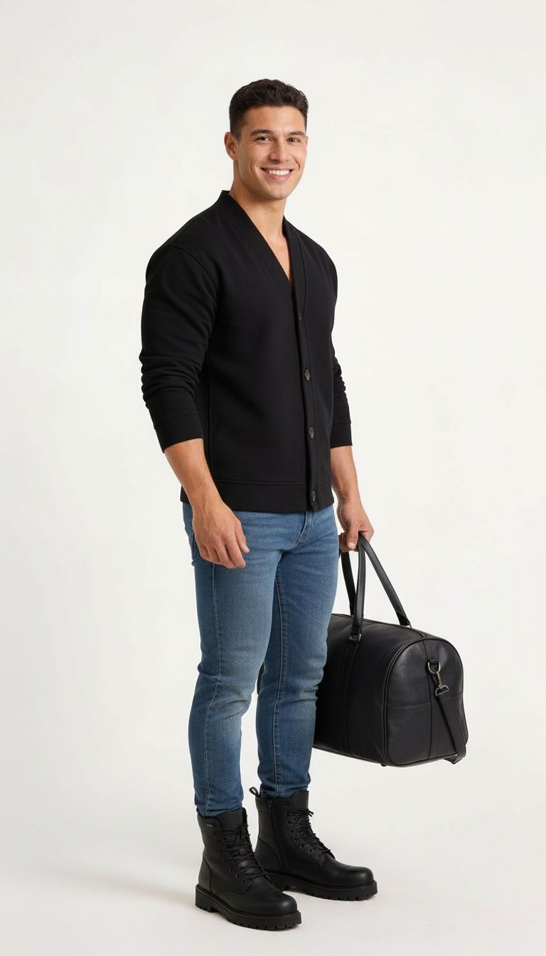 Premium VÉRON cardigan for men and women luxury fit 2