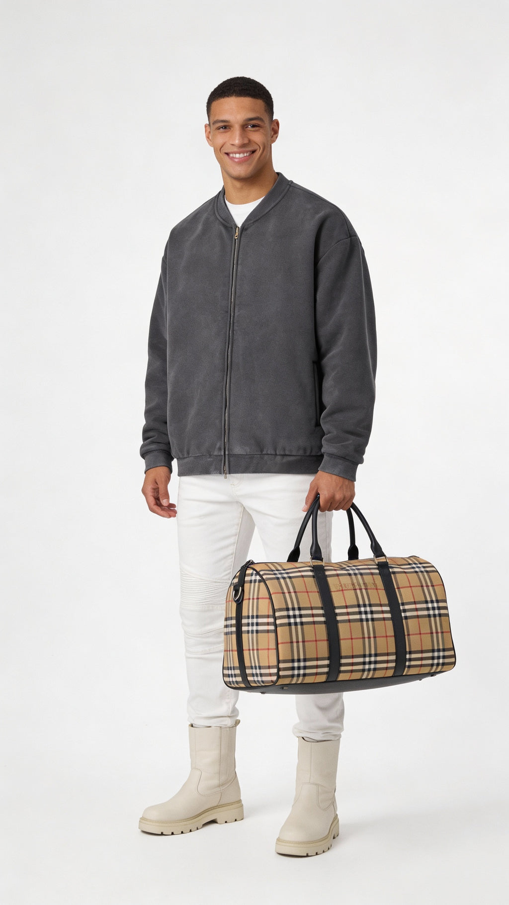 VÉRON oversized premium unisex jacket worn by men and women 3