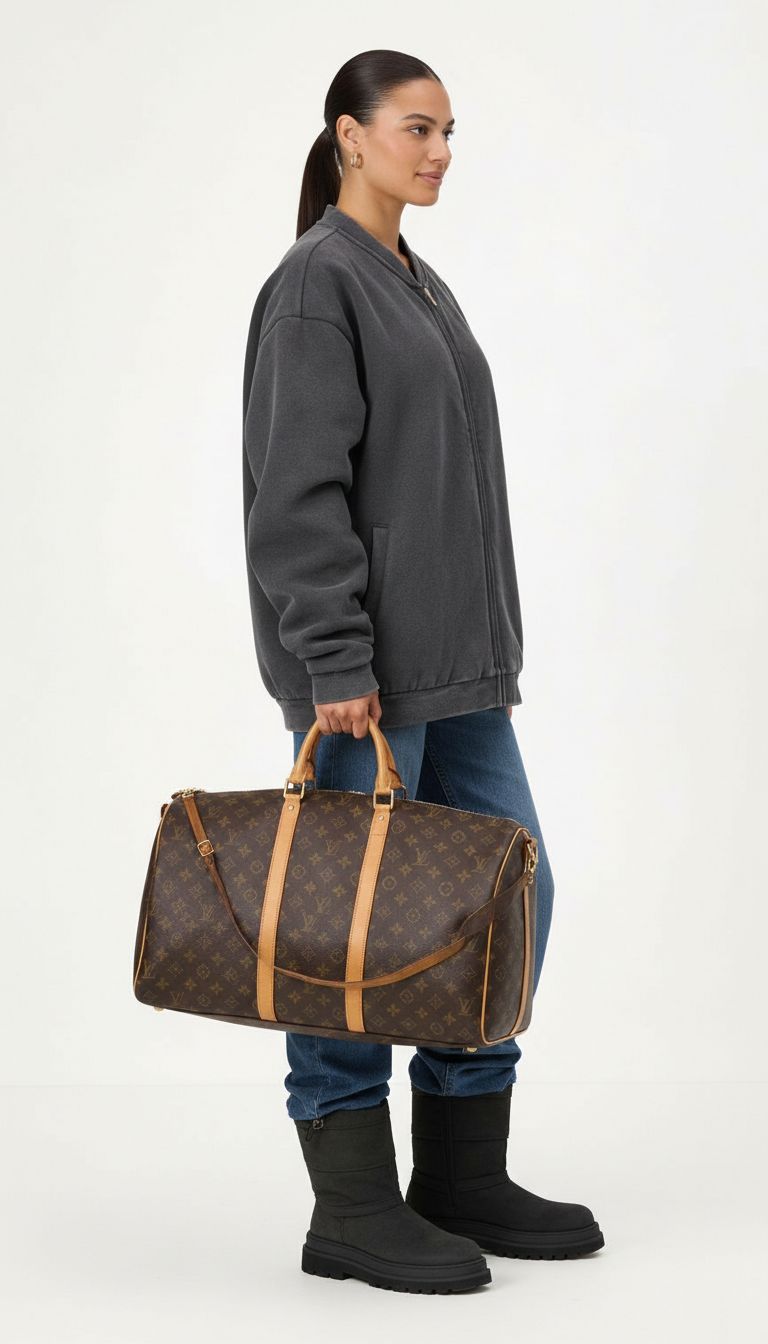 VÉRON oversized premium unisex jacket worn by men and women 2