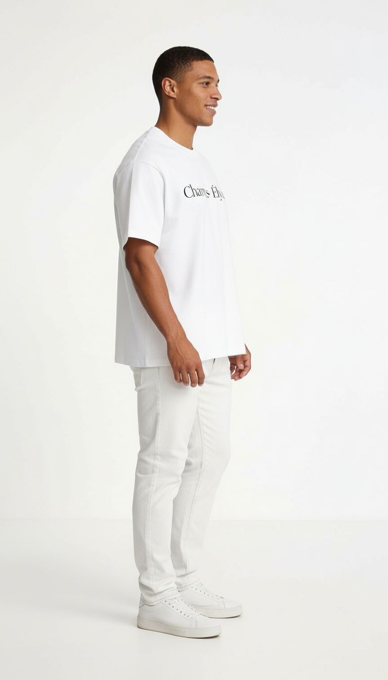 VÉRON Champs-Élysées oversized unisex premium t-shirt for men and women 4