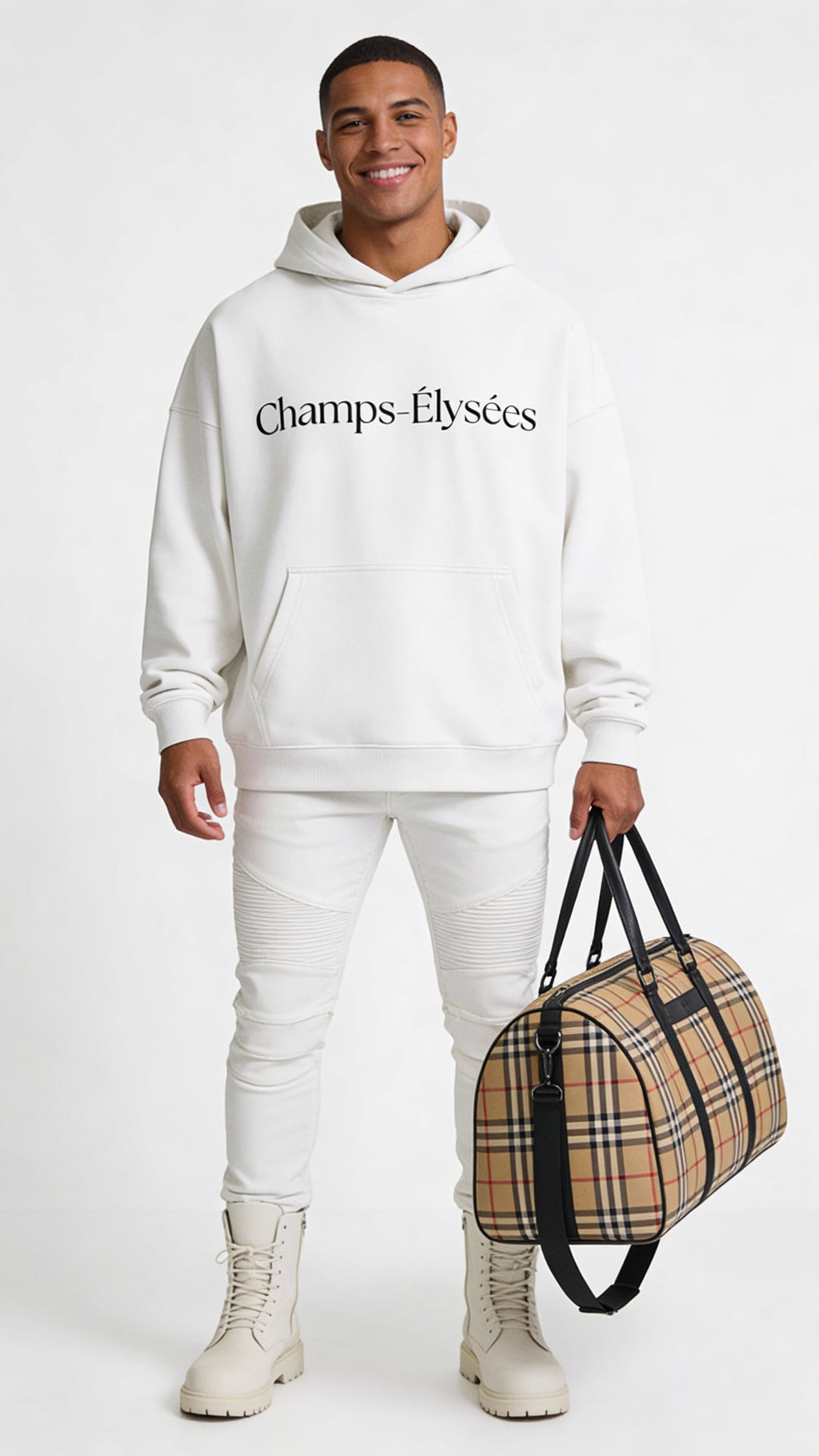 Luxury streetwear hoodie made with high quality materials by VÉRON 1