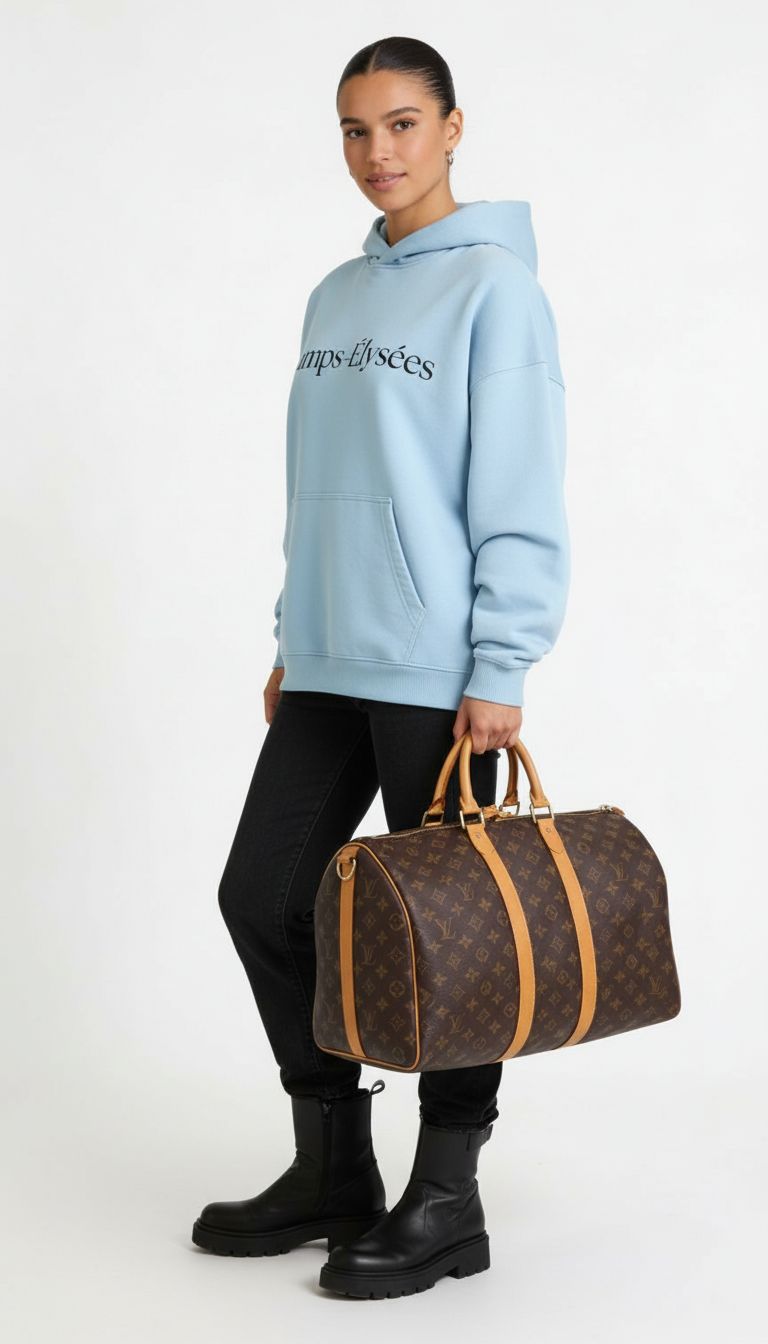 Luxury streetwear hoodie made with high quality materials by VÉRON 4