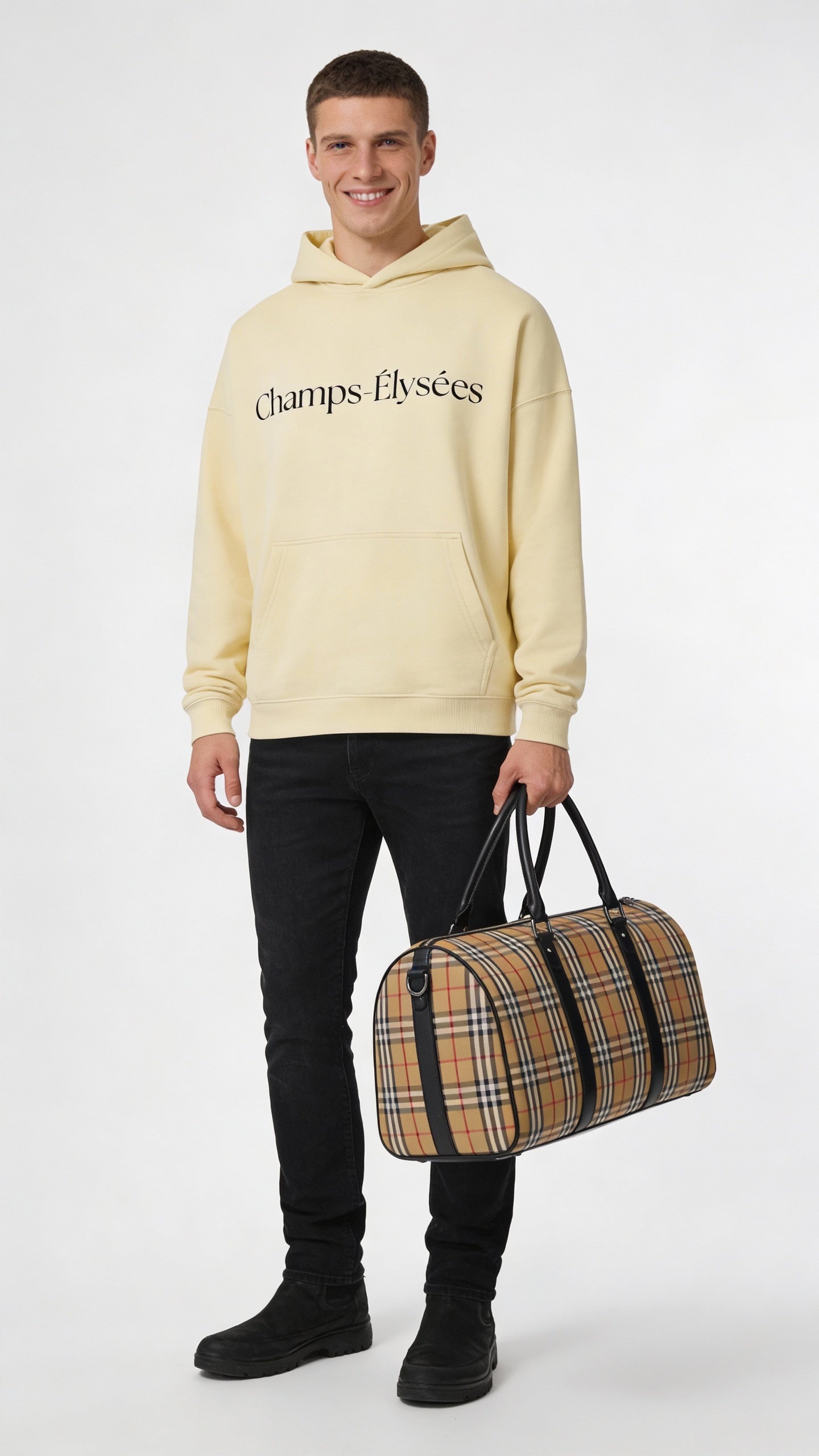 Luxury streetwear hoodie made with high quality materials by VÉRON 5