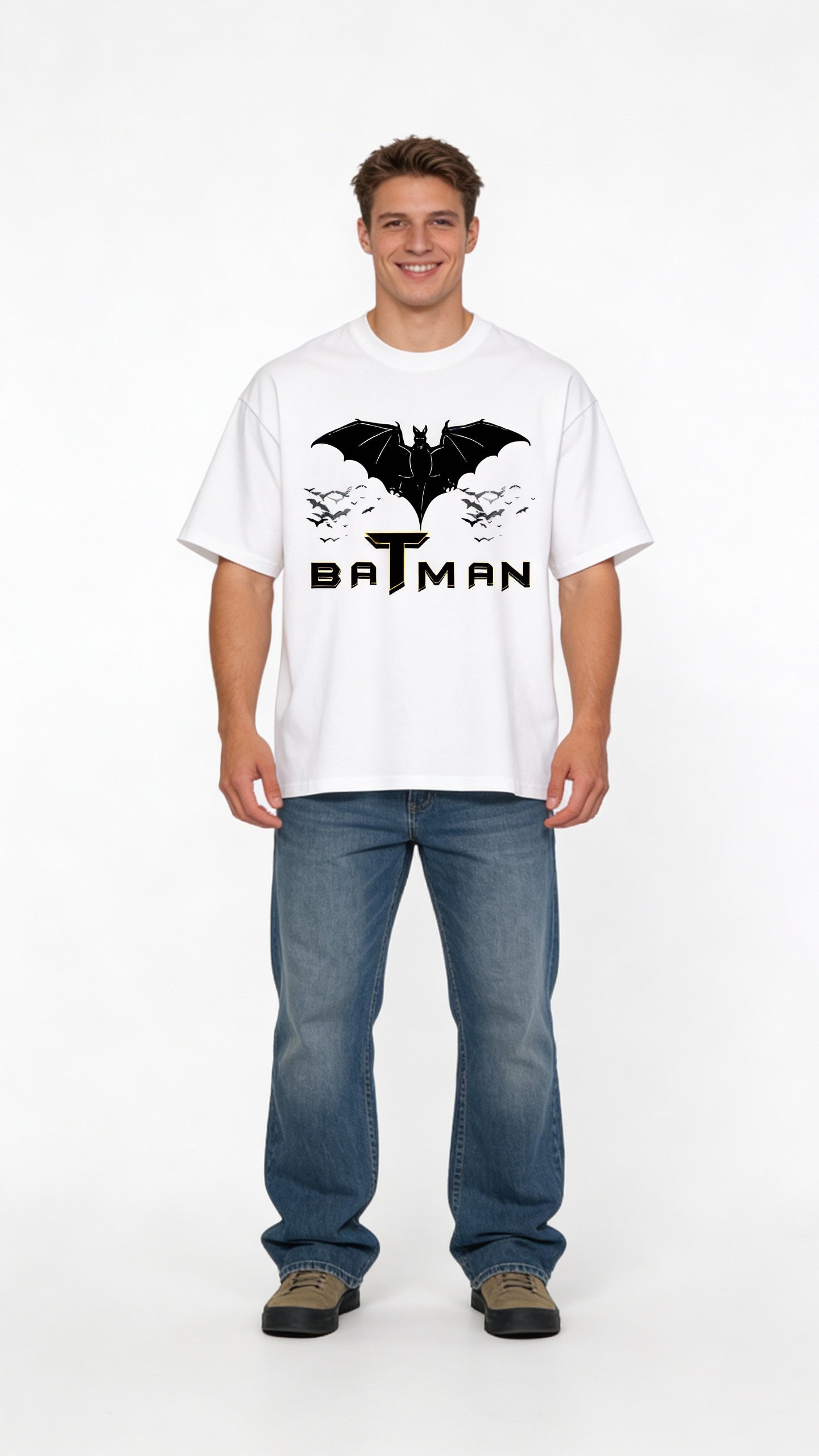 VÉRON BATMAN premium unisex t-shirt for men and women 3