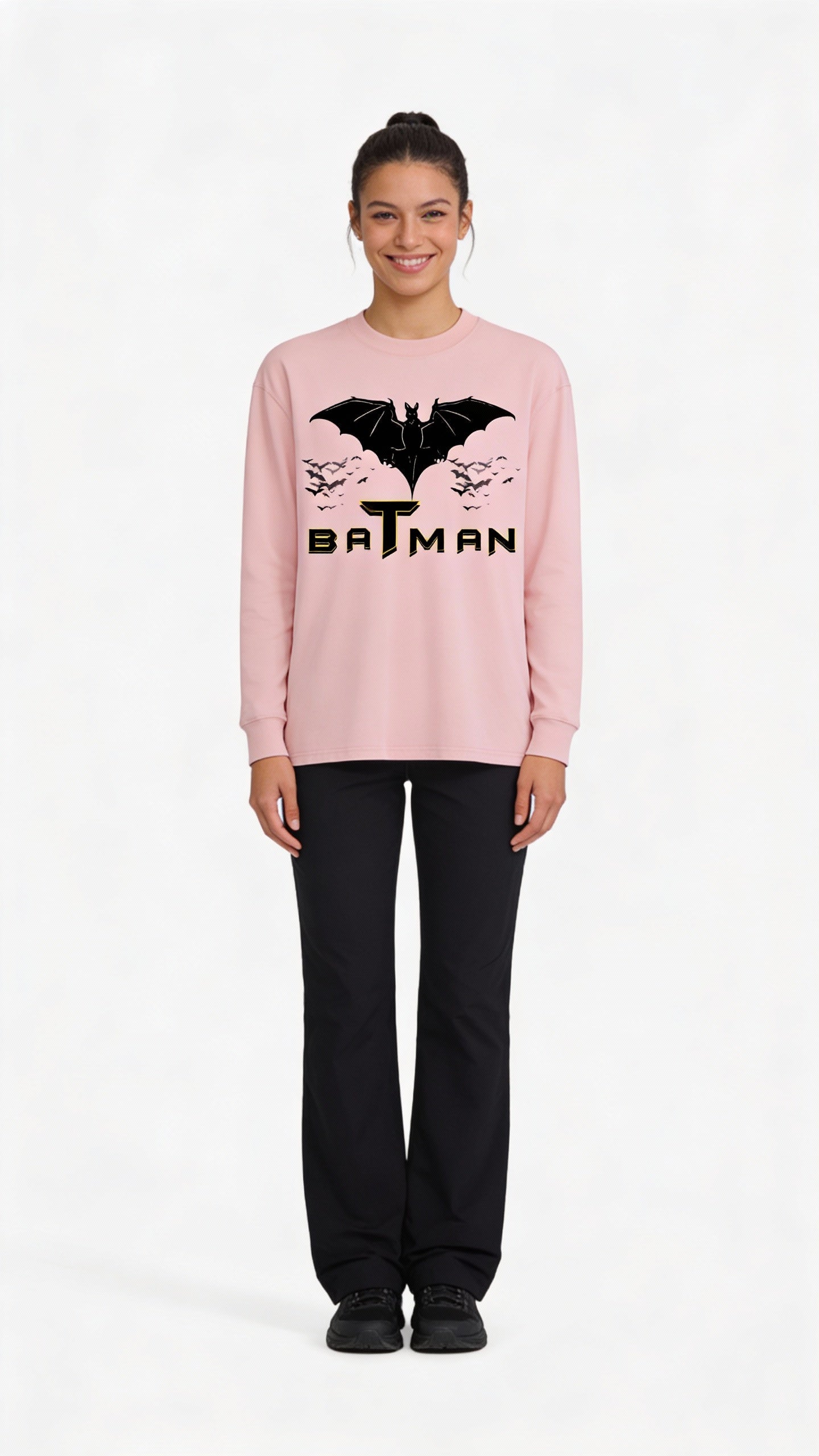 VÉRON Batman premium unisex long sleeve shirt for men and women 3