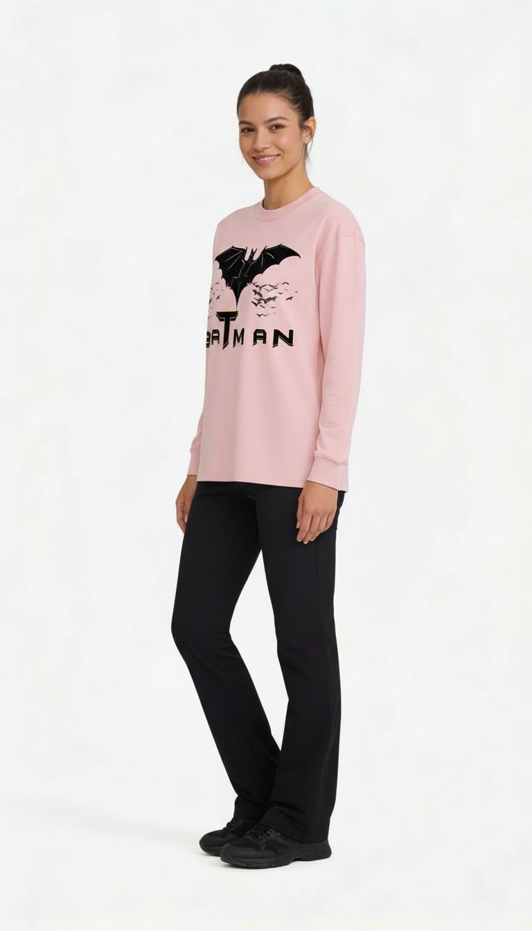 VÉRON Batman premium unisex long sleeve shirt for men and women 4