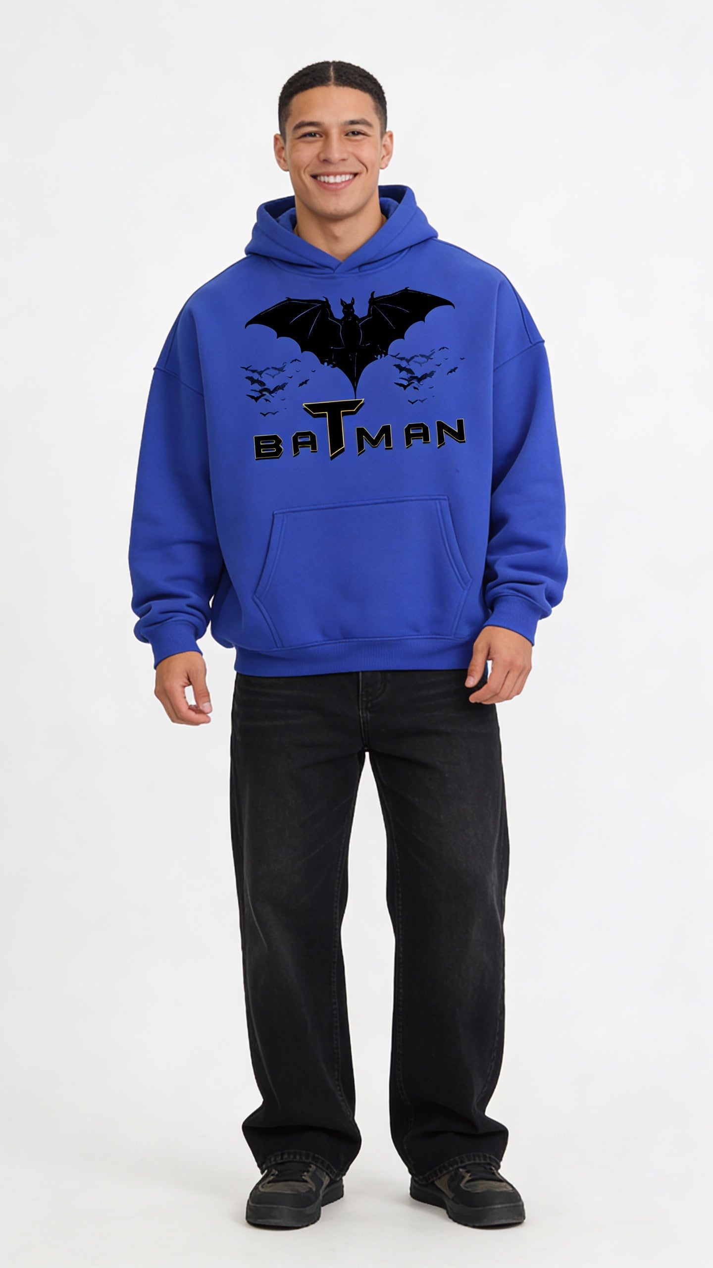 VÉRON Batman premium oversized unisex hoodie for men and women 1
