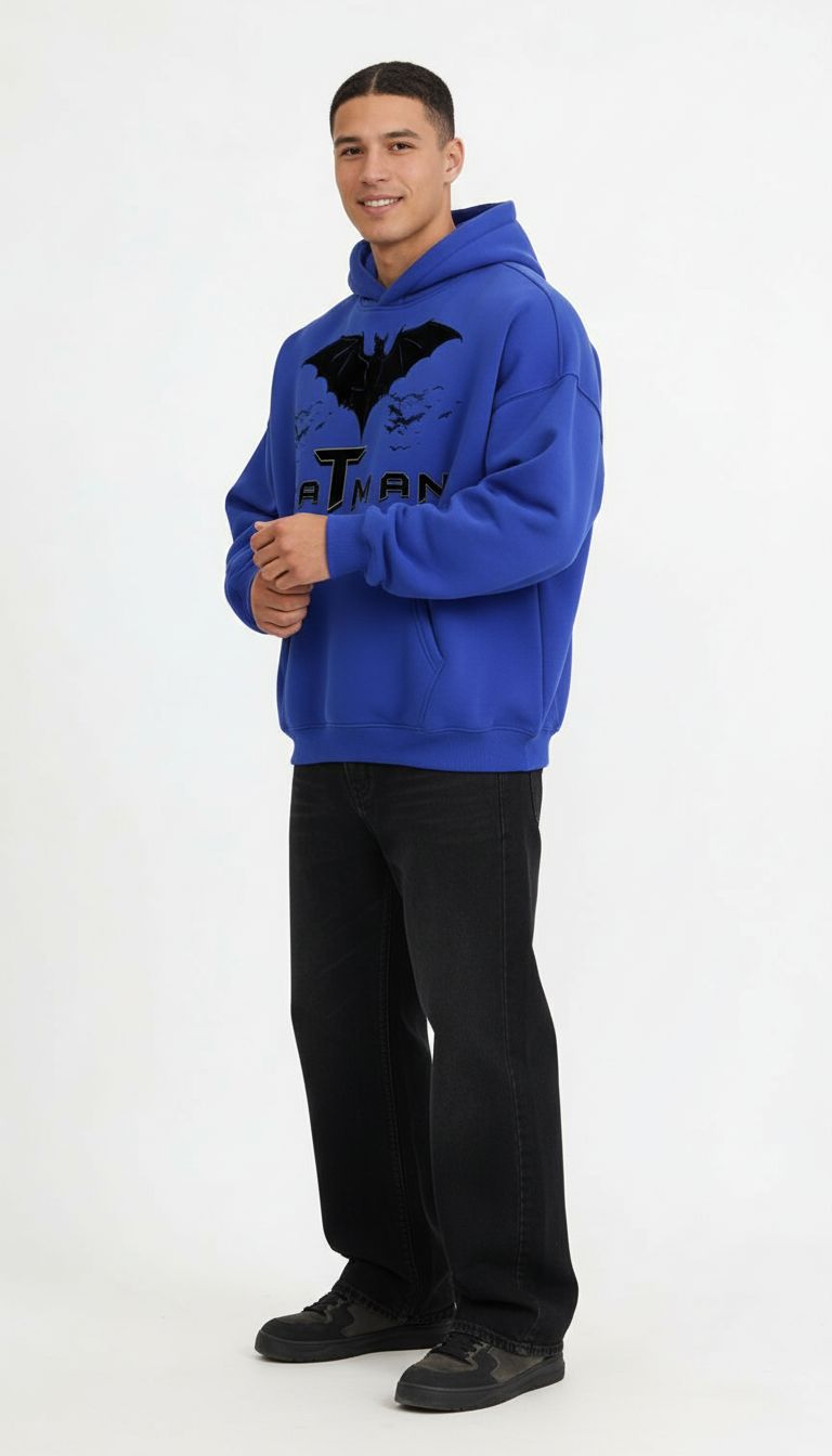 VÉRON Batman premium oversized unisex hoodie for men and women 2