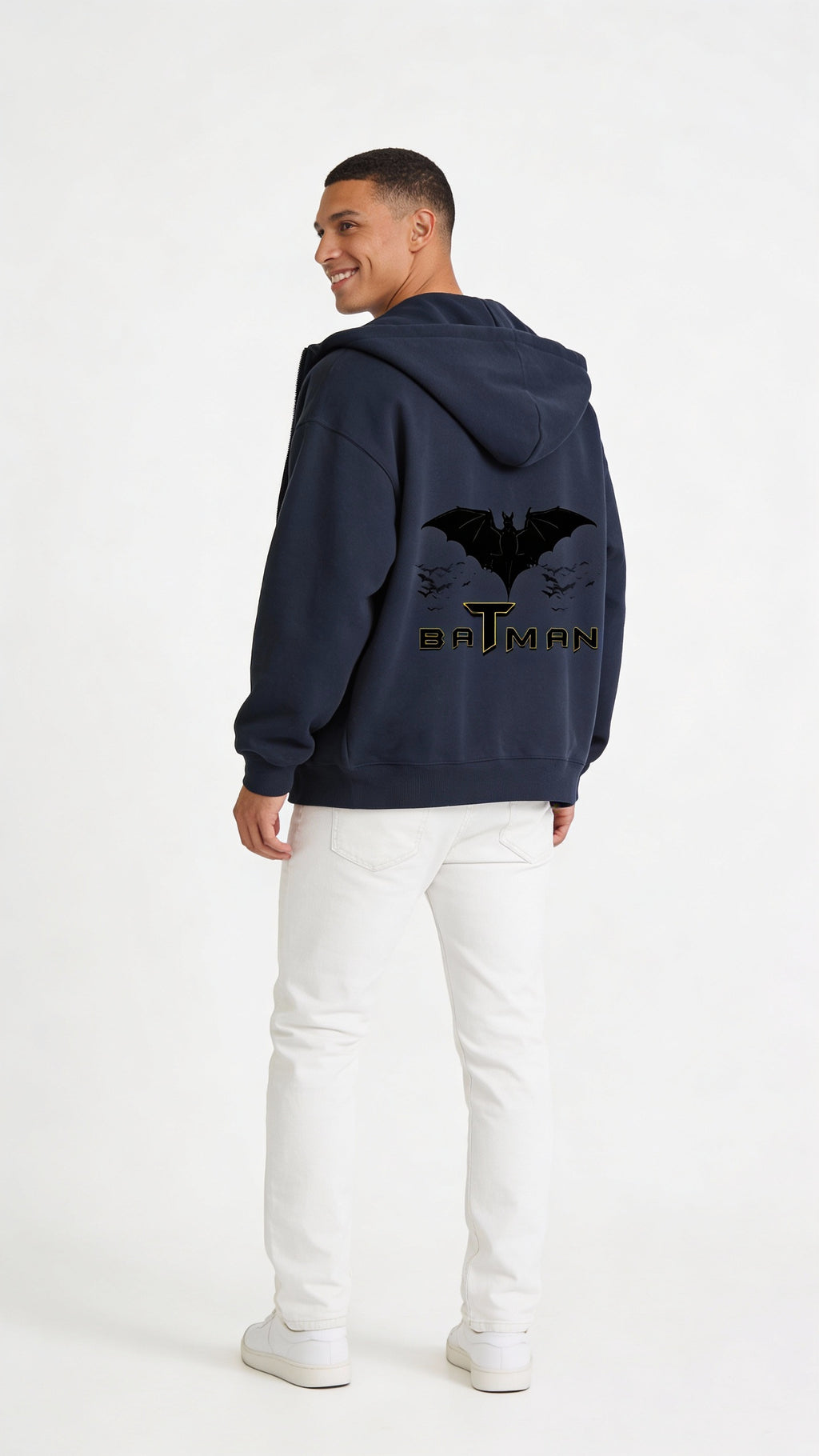 VÉRON streetwear hoodie front view premium design 3