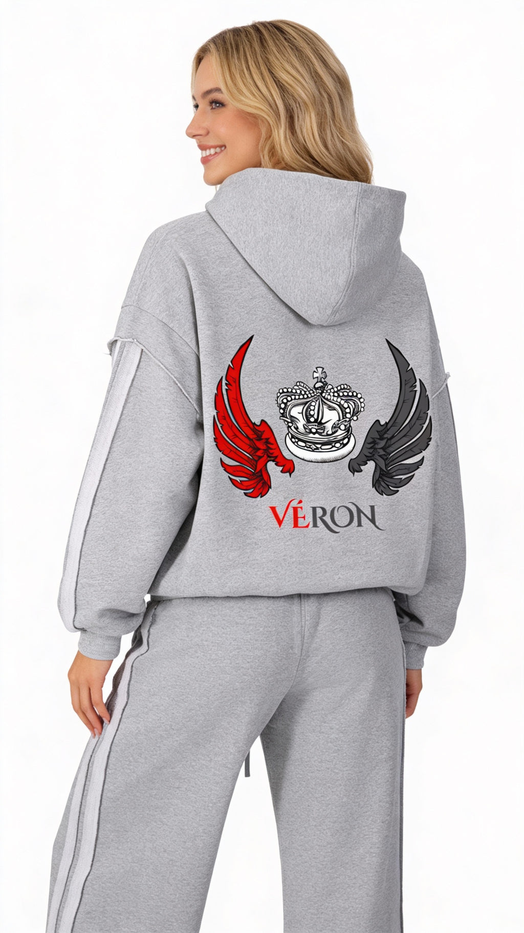 Luxury heavyweight hoodie for men and women by VÉRON 1