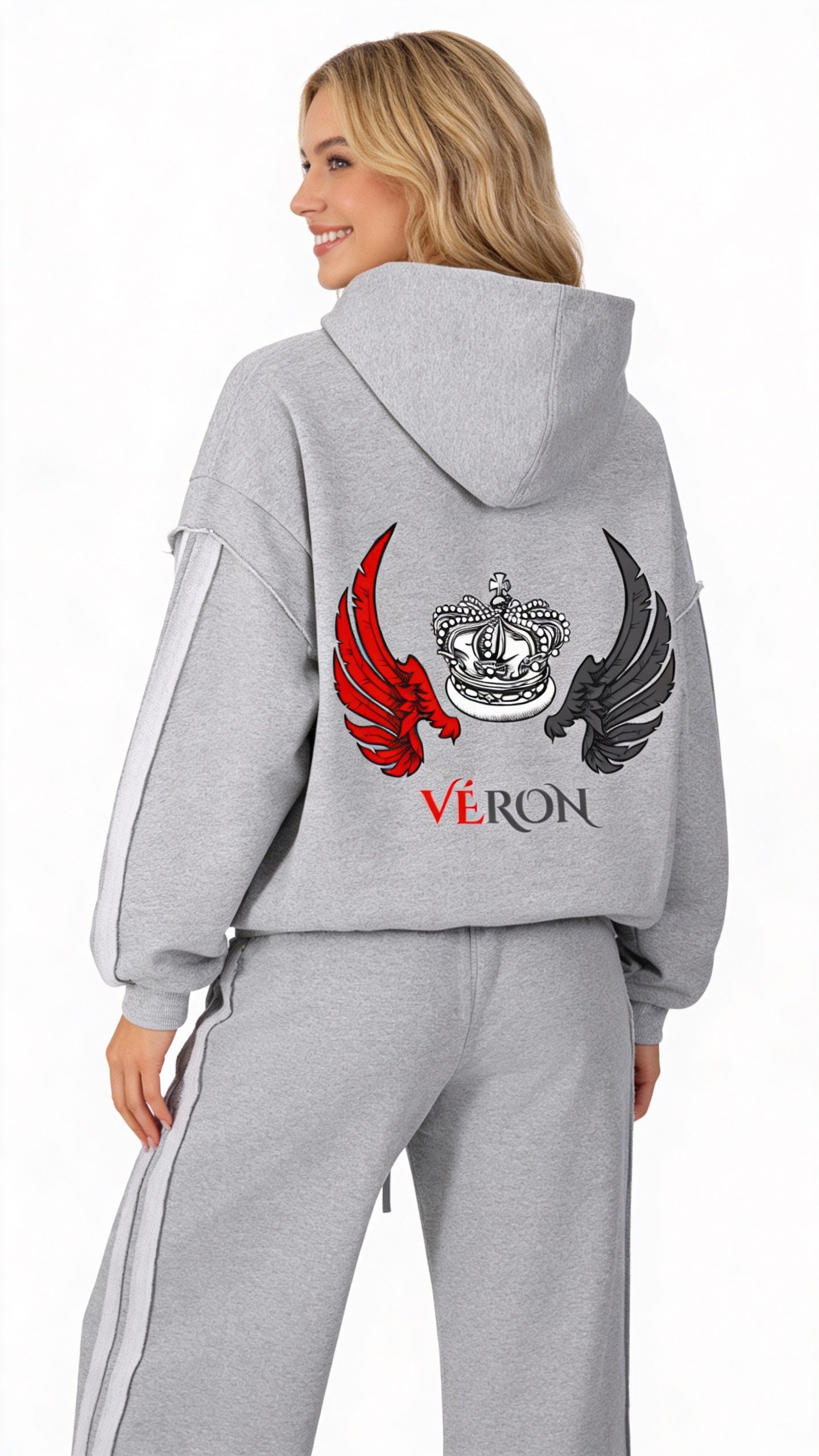 Luxury heavyweight hoodie for men and women by VÉRON 1