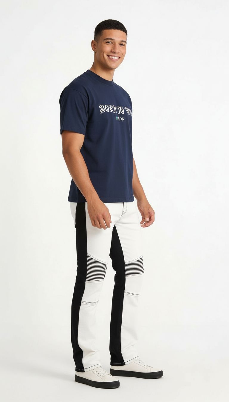 VÉRON motivational Born To Win t shirt high quality fabric 4