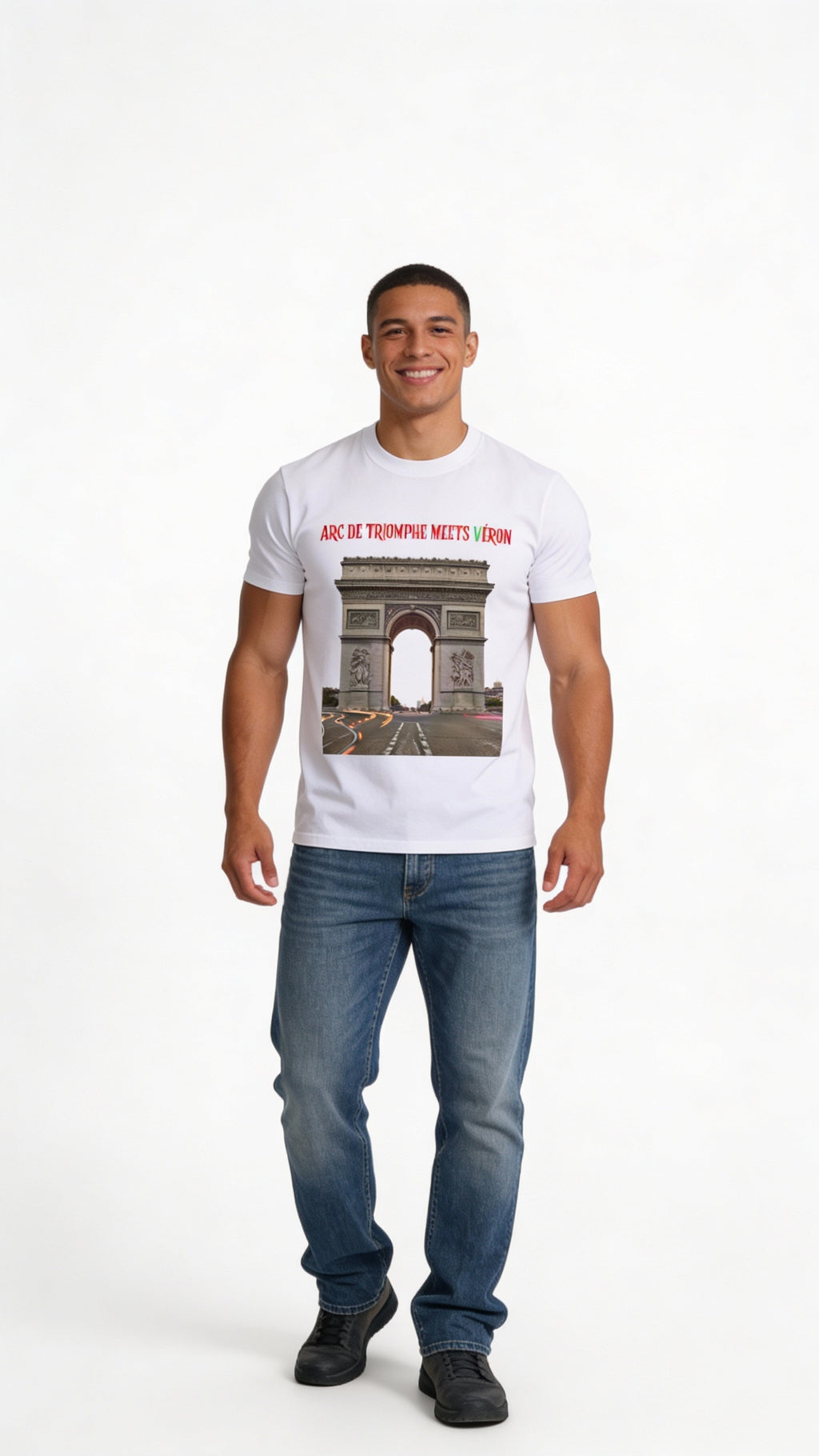 veron arc de triomphe premium unisex tshirt 1