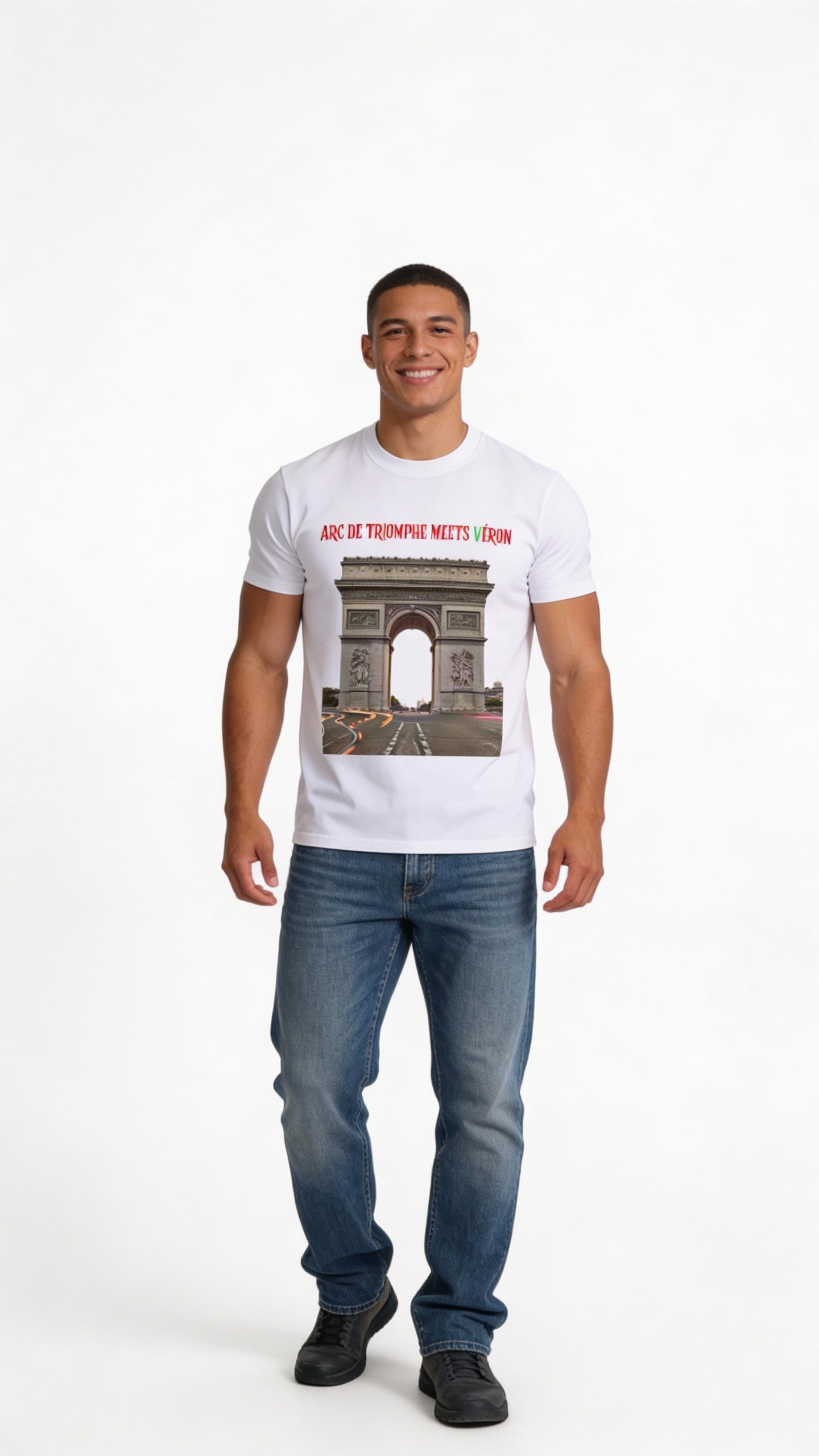 veron arc de triomphe premium unisex tshirt 1