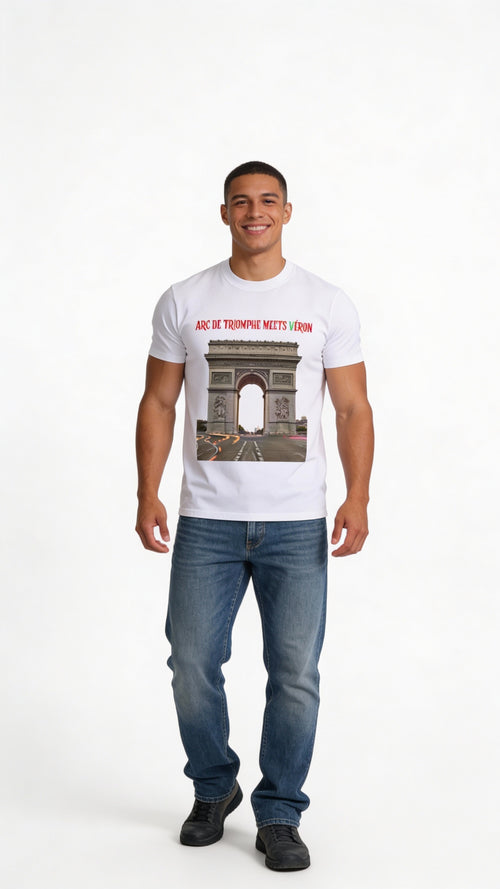 veron arc de triomphe premium unisex tshirt 1