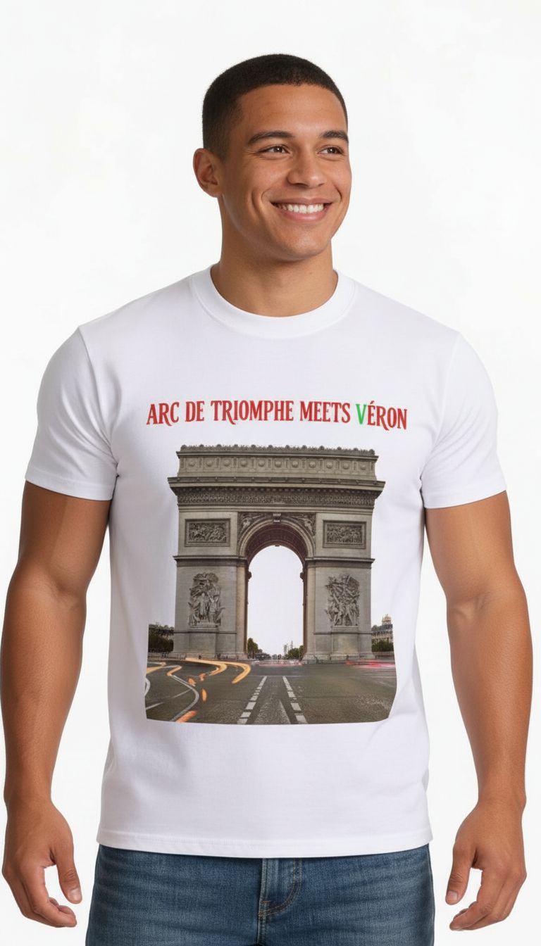 veron arc de triomphe premium unisex tshirt 2