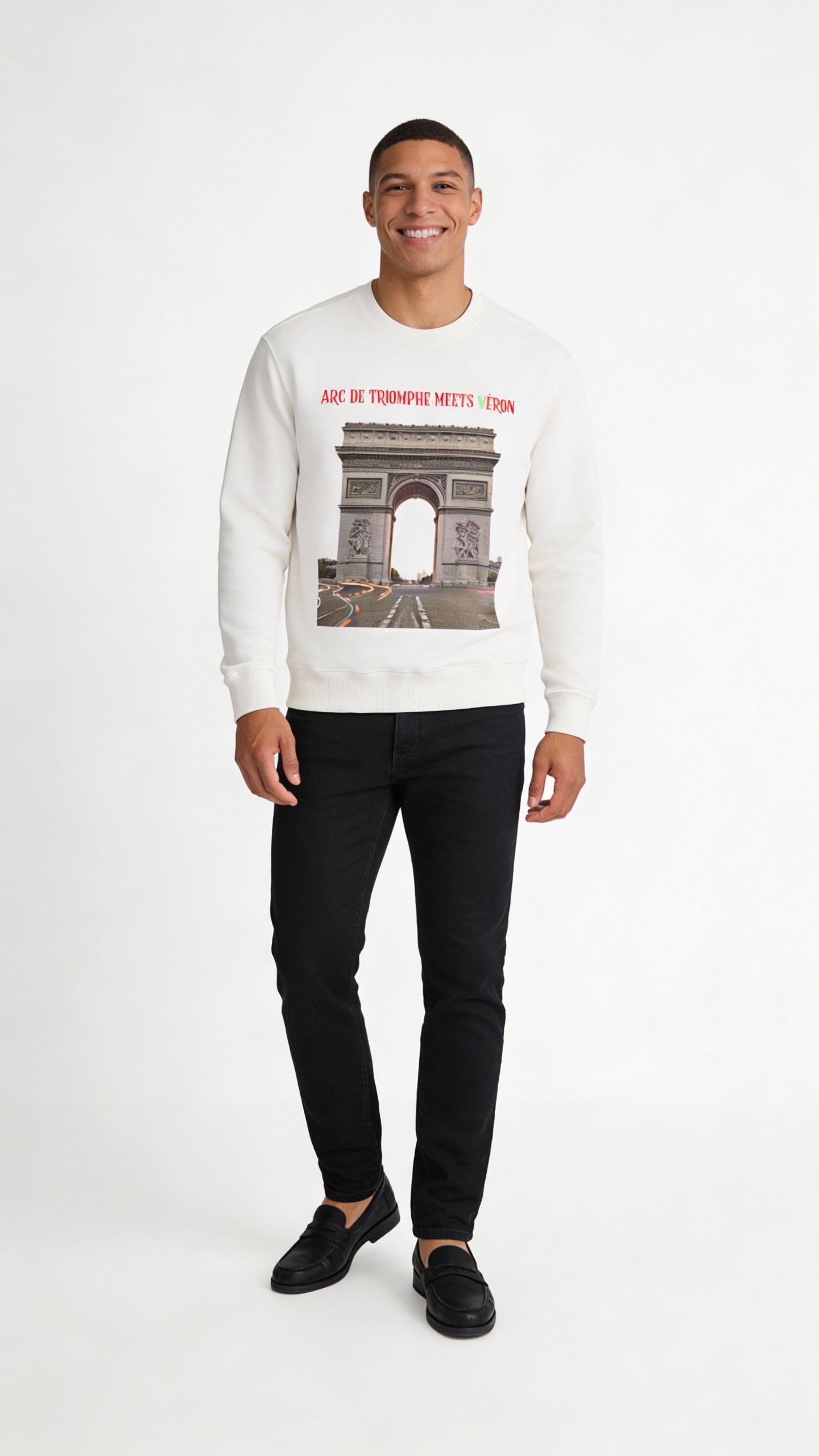 luxury unisex sweatshirt inspired by paris arc de triomphe 1