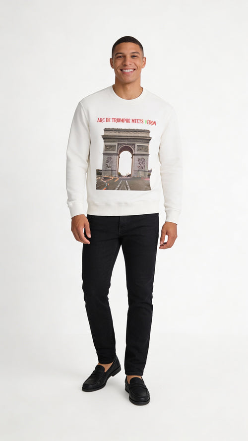 luxury unisex sweatshirt inspired by paris arc de triomphe 1