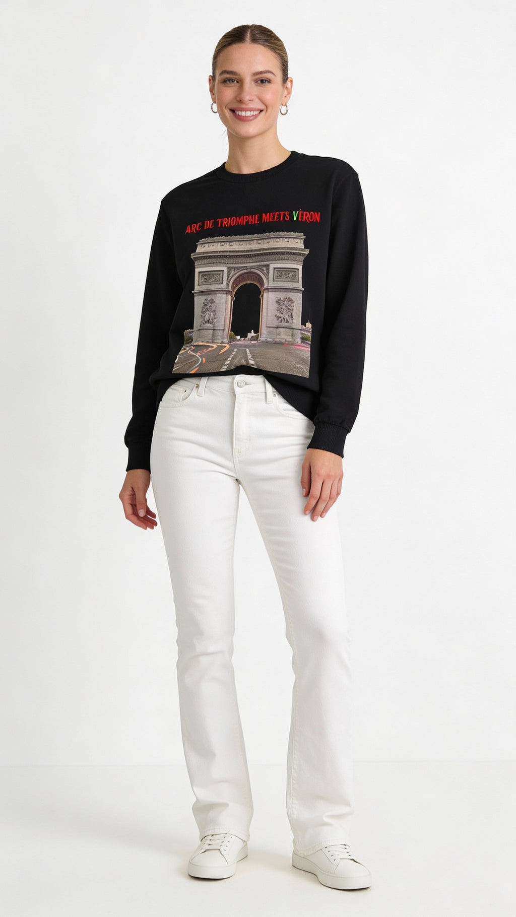 luxury unisex sweatshirt inspired by paris arc de triomphe 3