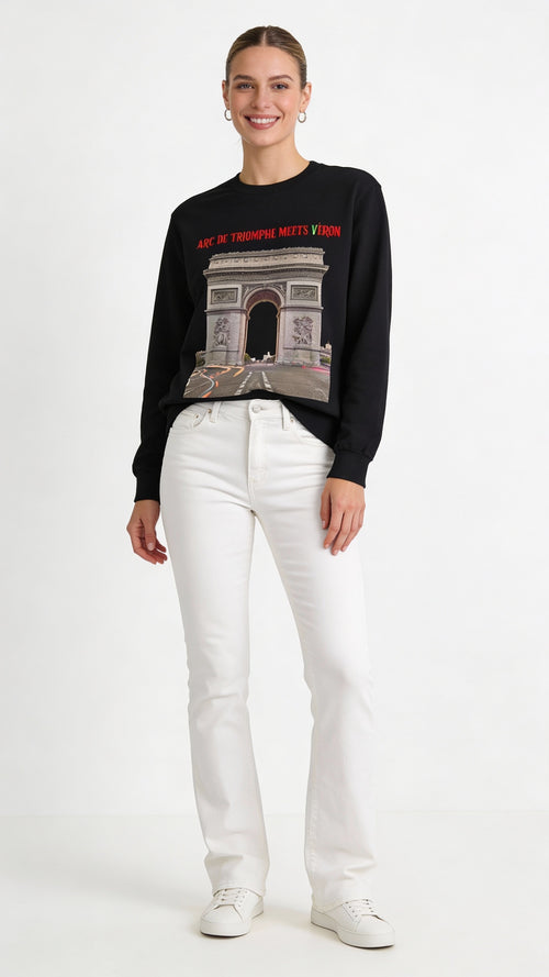 luxury unisex sweatshirt inspired by paris arc de triomphe 3